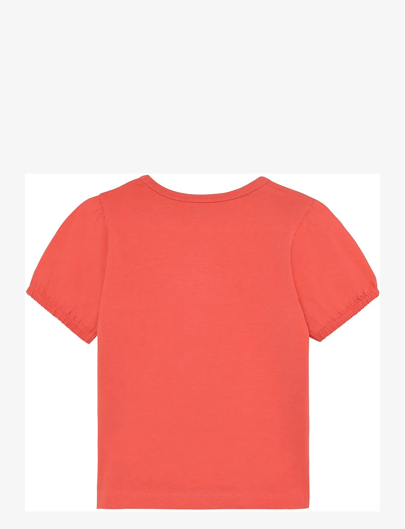 Minymo - T-Shirt SS - short-sleeved t-shirts - spiced coral - 1