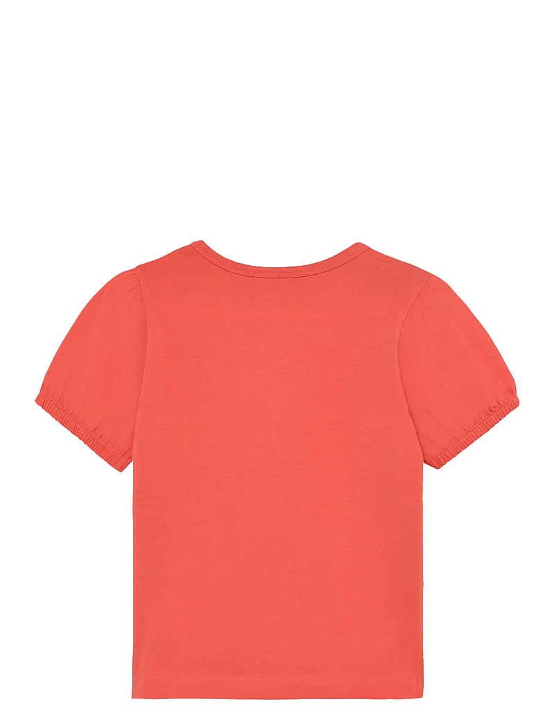 Minymo - T-Shirt SS - short-sleeved t-shirts - spiced coral - 1