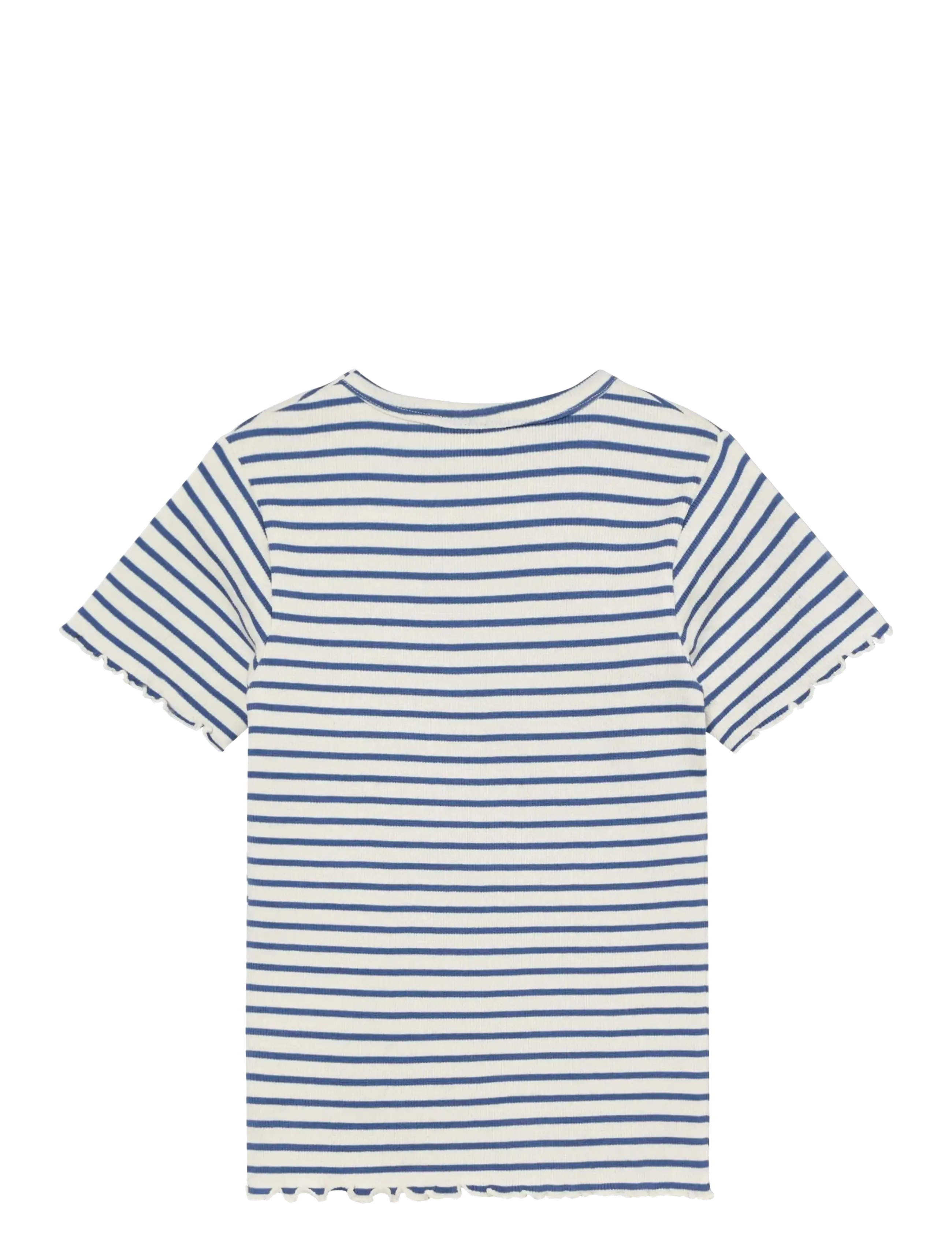 Minymo - T-Shirt SS Rib - t-shirts - dutch blue - 1
