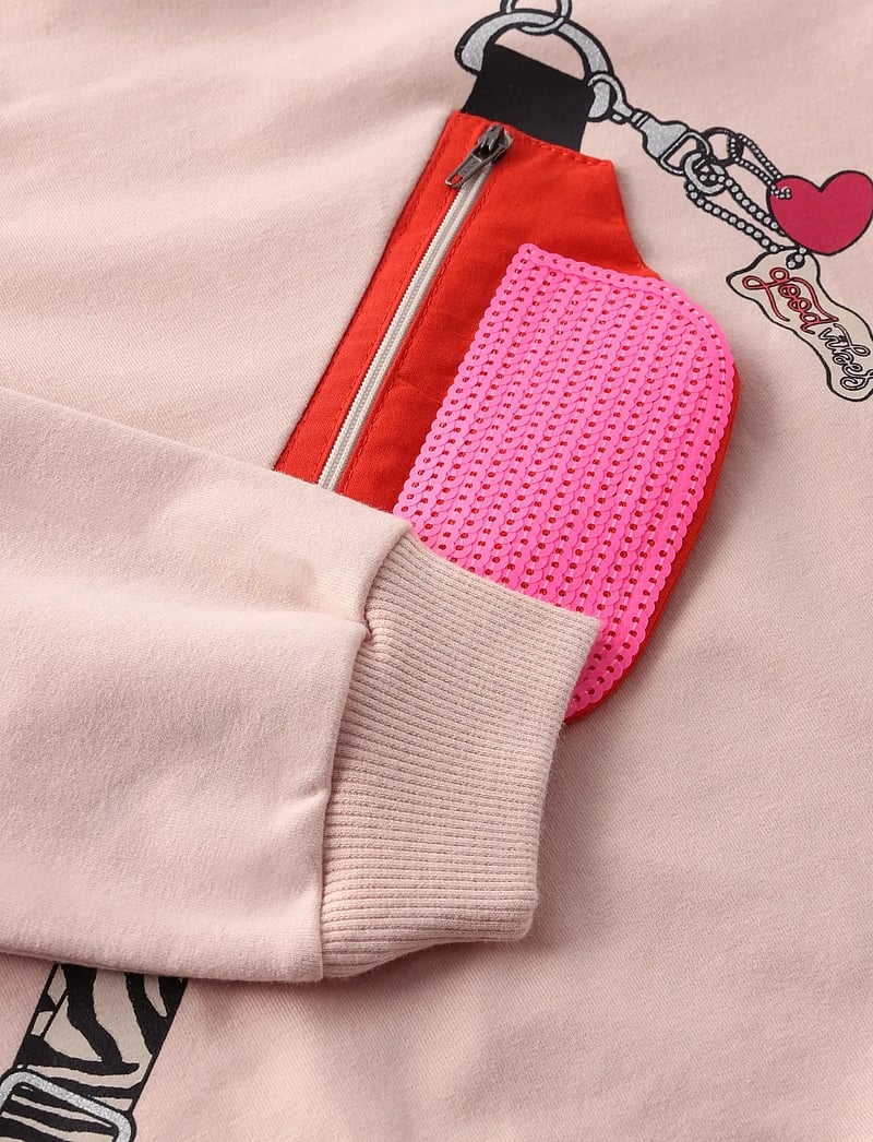 Minymo - Sweatshirt LS - sweatshirts - peach whip - 4