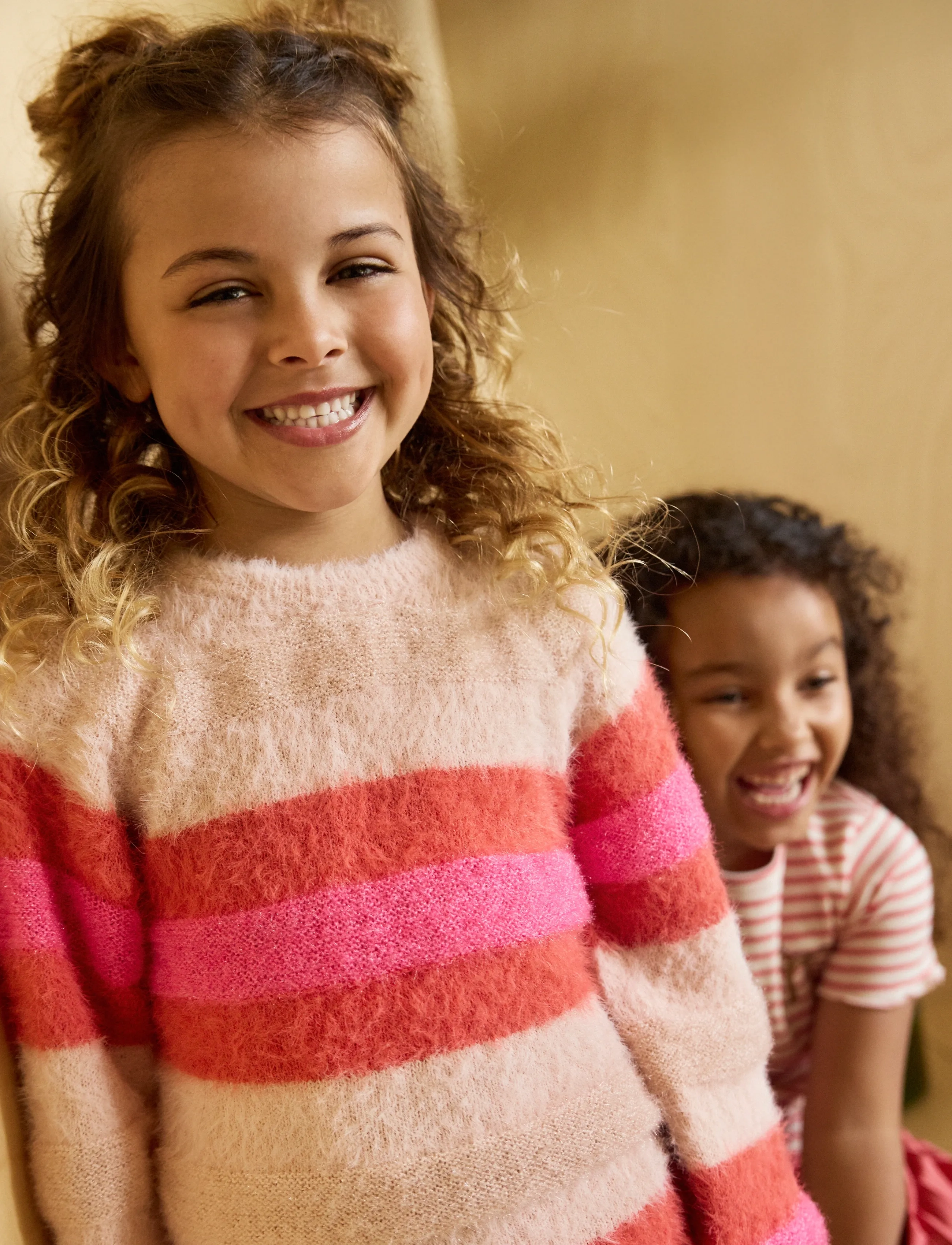 Minymo Pullover Knit, 140, Knitwear, Rosa - Pullovers, Kinder