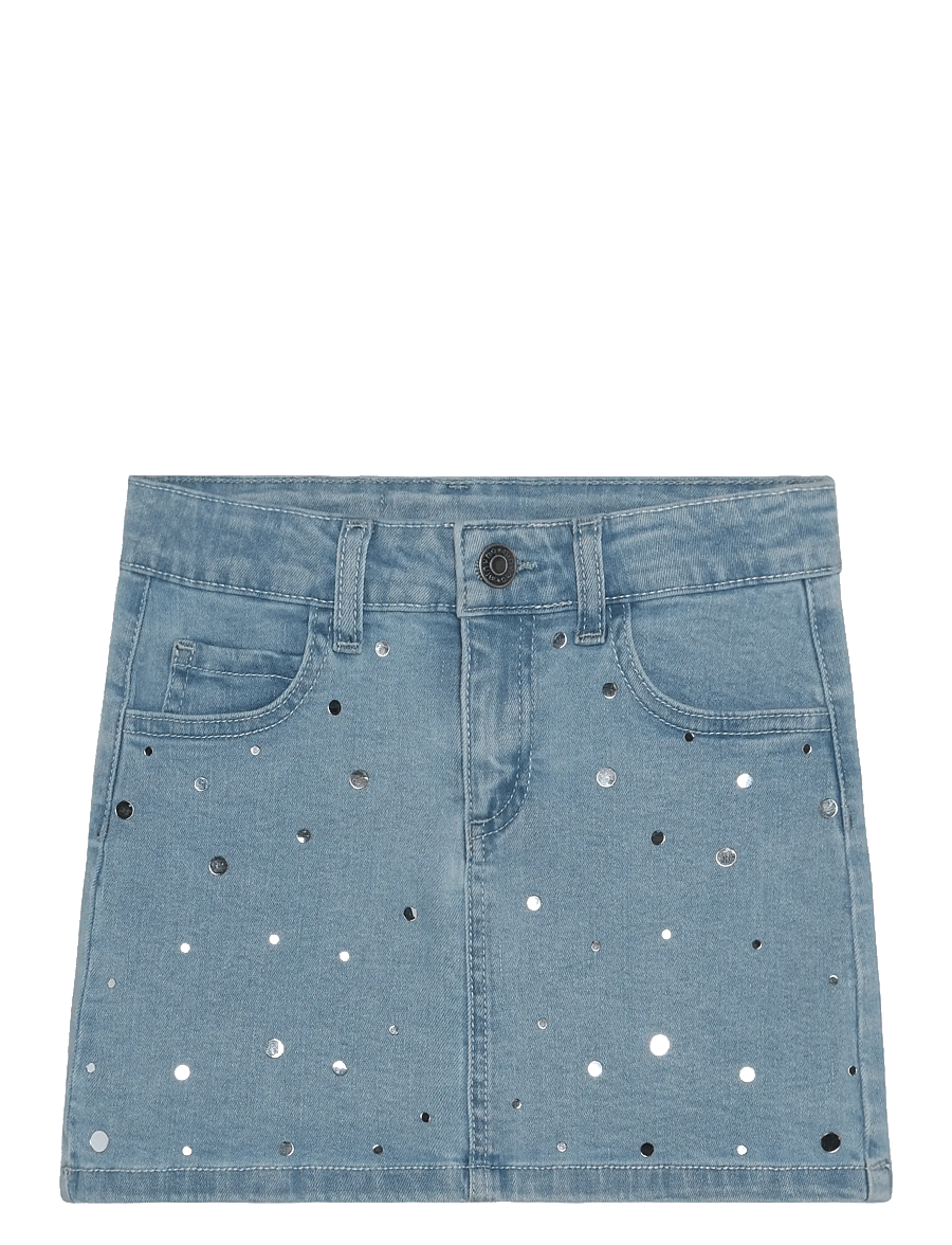 Minymo - Skirt Denim - teksaseelikud - faded denim - 1