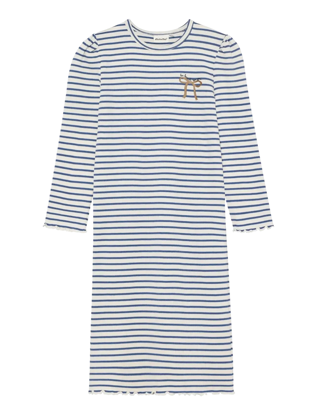Minymo Dress LS Rib - Minymo - DUTCH BLUE / blue