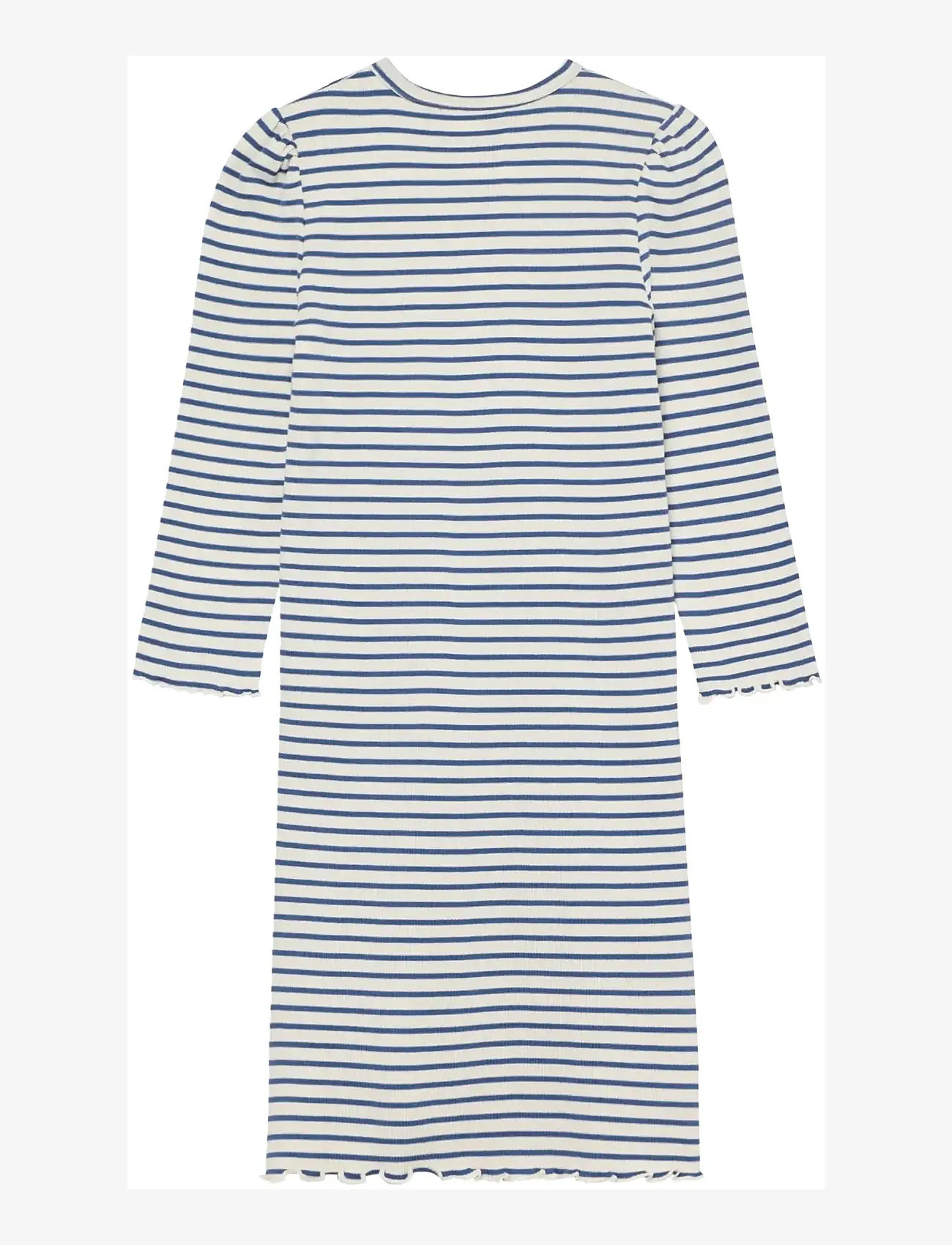 Minymo - Dress LS Rib - langärmelige freizeitkleider - dutch blue - 2