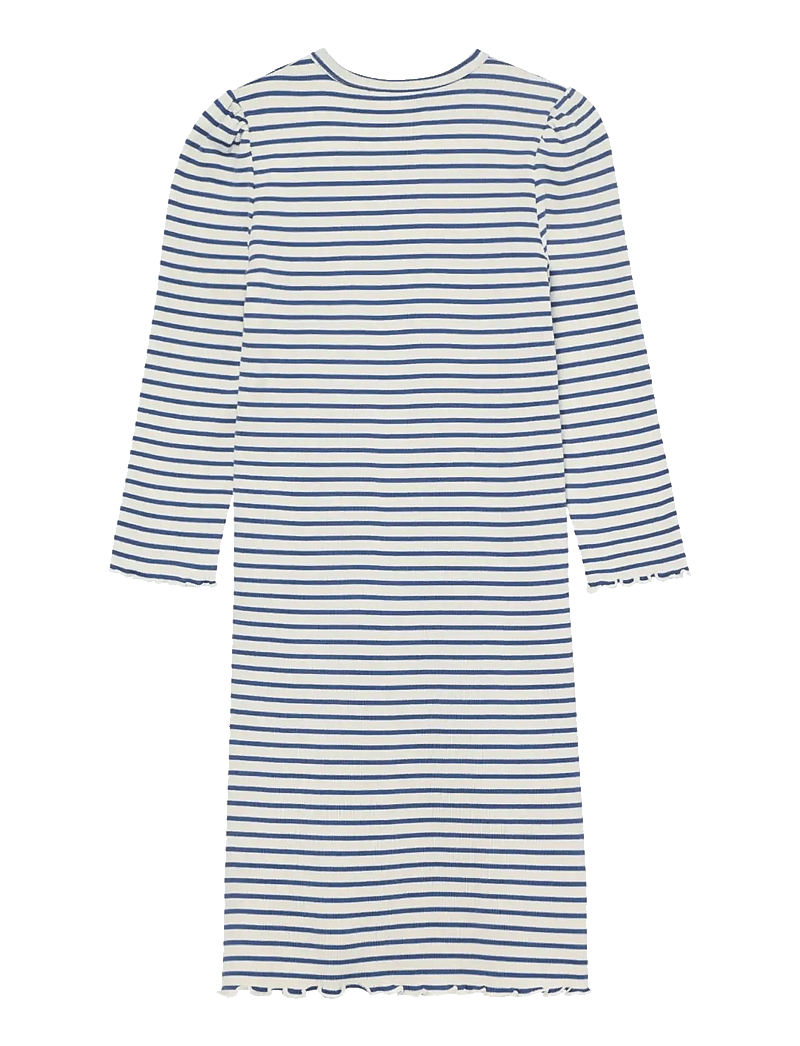 Minymo - Dress LS Rib - langärmelige freizeitkleider - dutch blue - 2