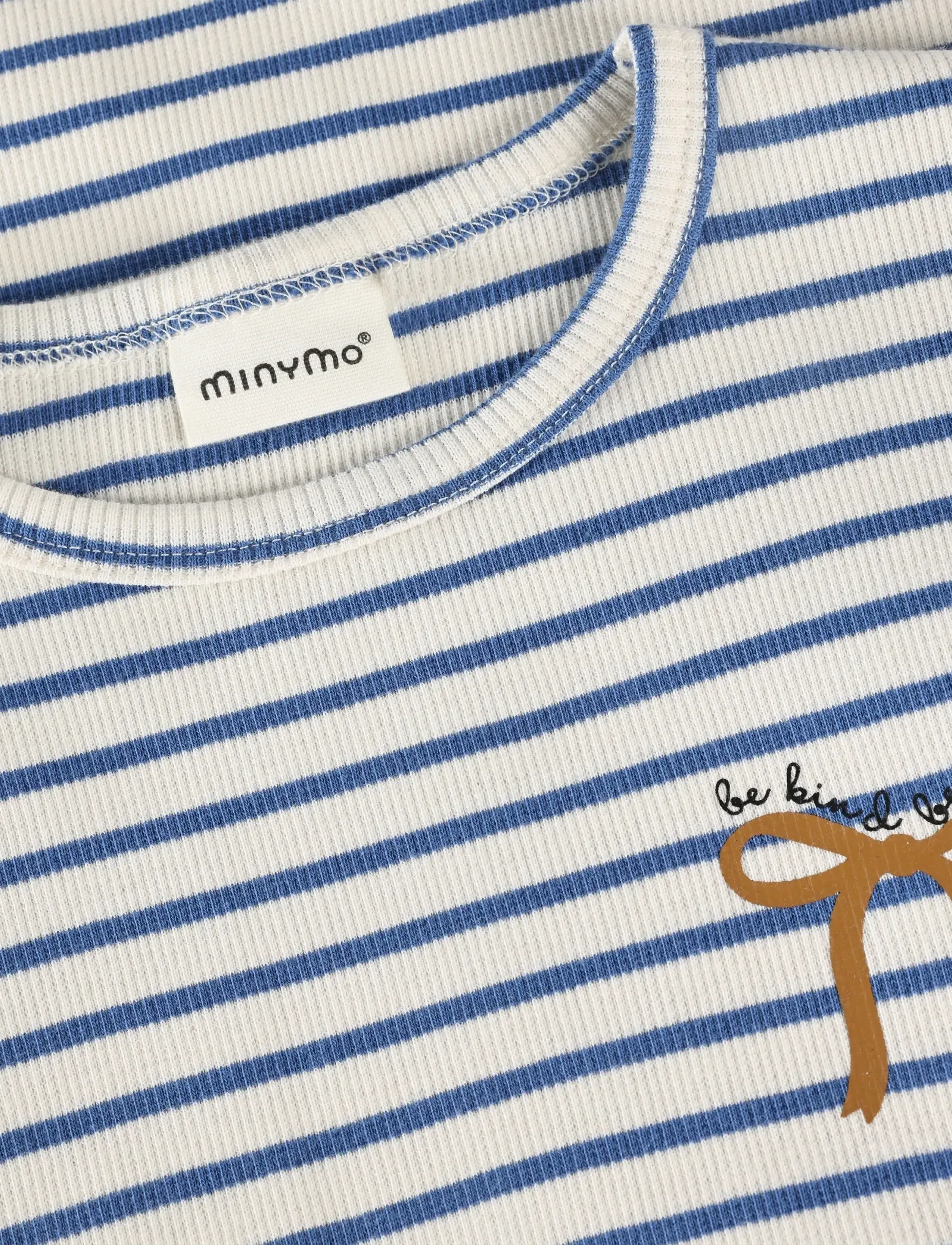 Minymo - Dress LS Rib - langärmelige freizeitkleider - dutch blue - 4