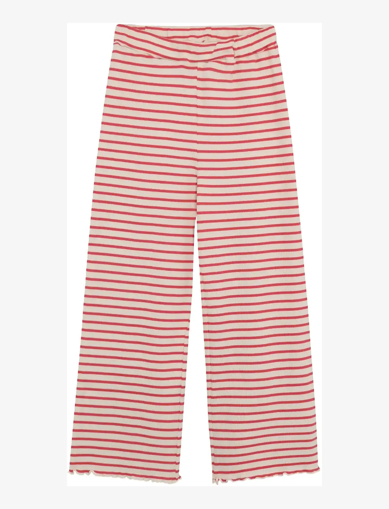 Minymo - Pants Rib - trousers - spiced coral - 0