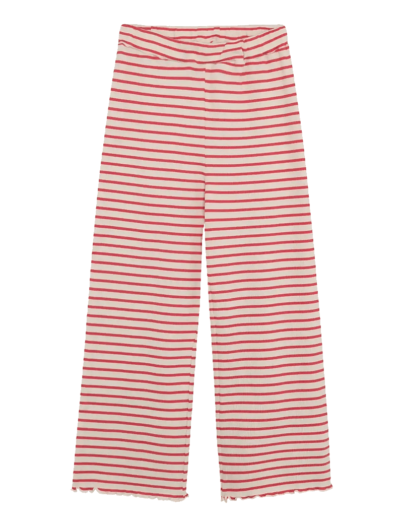 Minymo - Pants Rib - trousers - spiced coral - 0