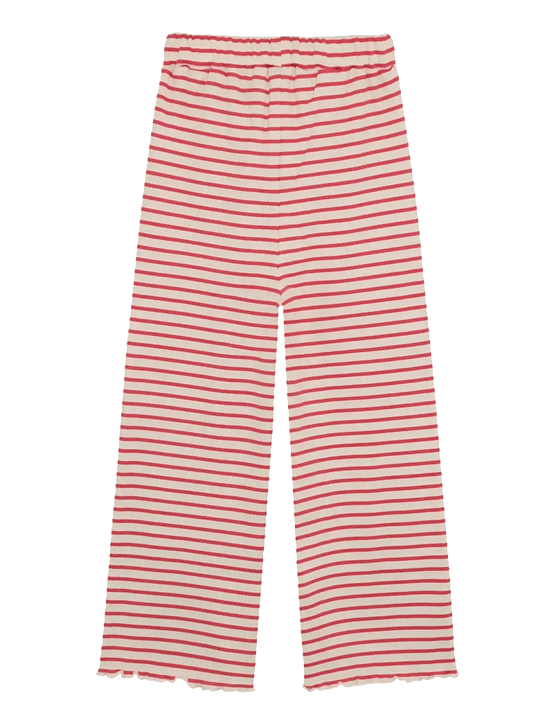 Minymo - Pants Rib - trousers - spiced coral - 1