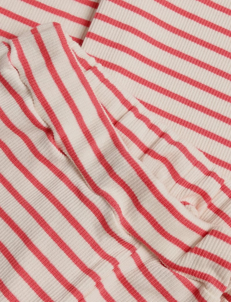 Minymo - Pants Rib - trousers - spiced coral - 2