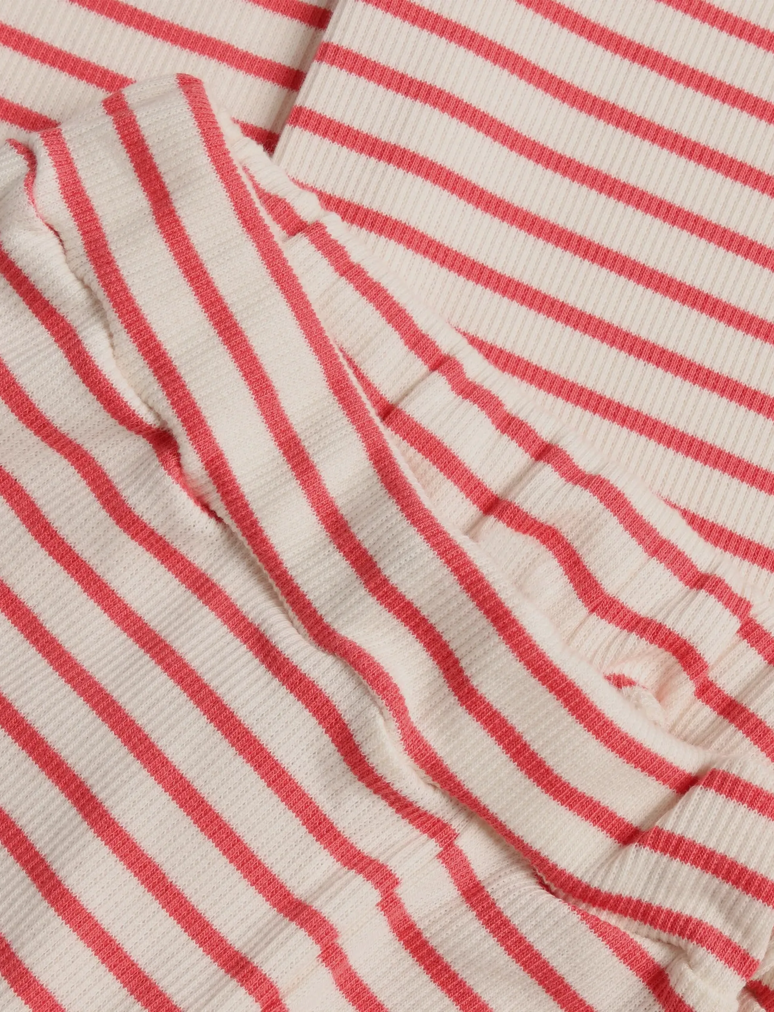 Minymo - Pants Rib - byxor - spiced coral - 2