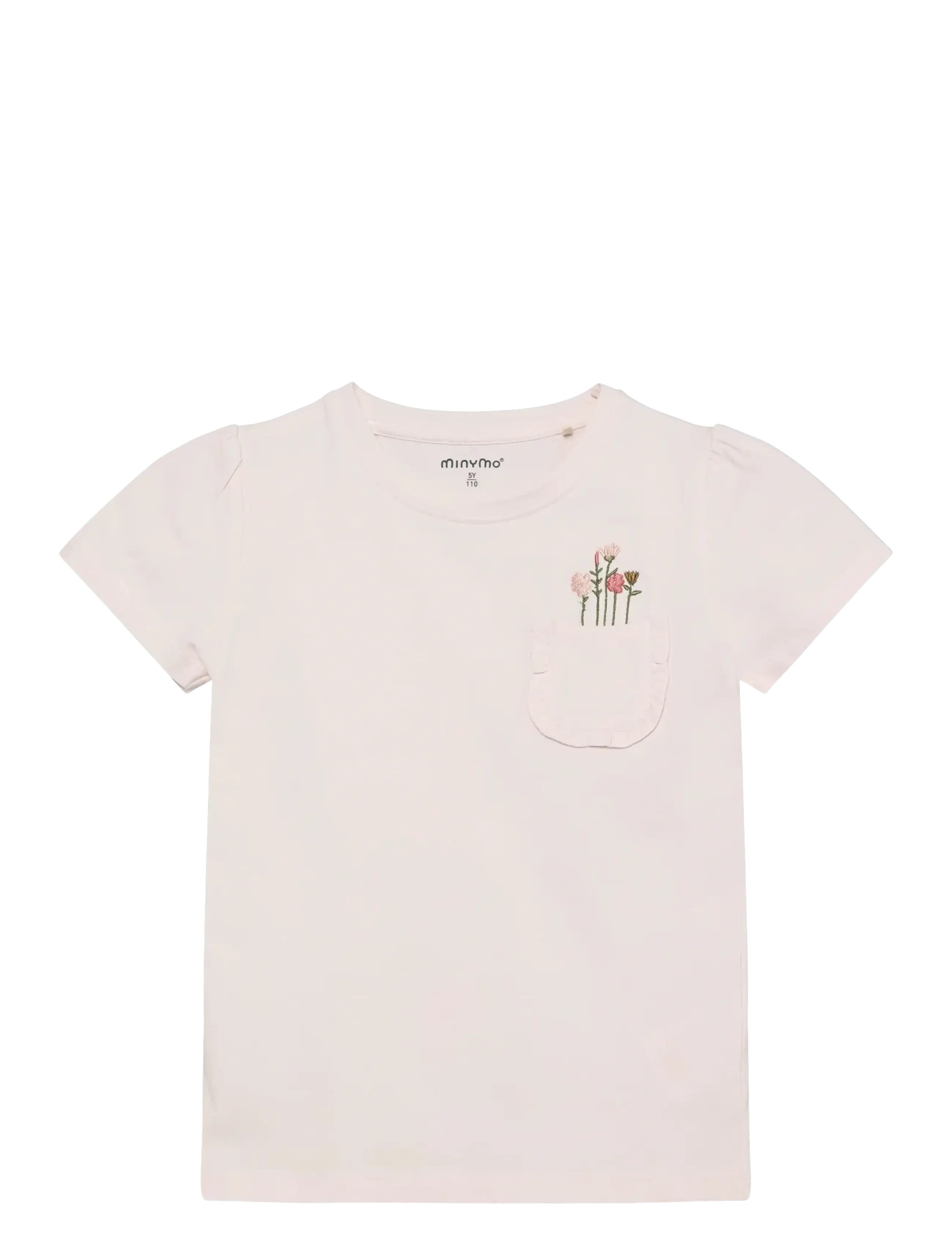 Minymo T-Shirt SS - Lapsed 98–134 - DELICACY / pink/rose