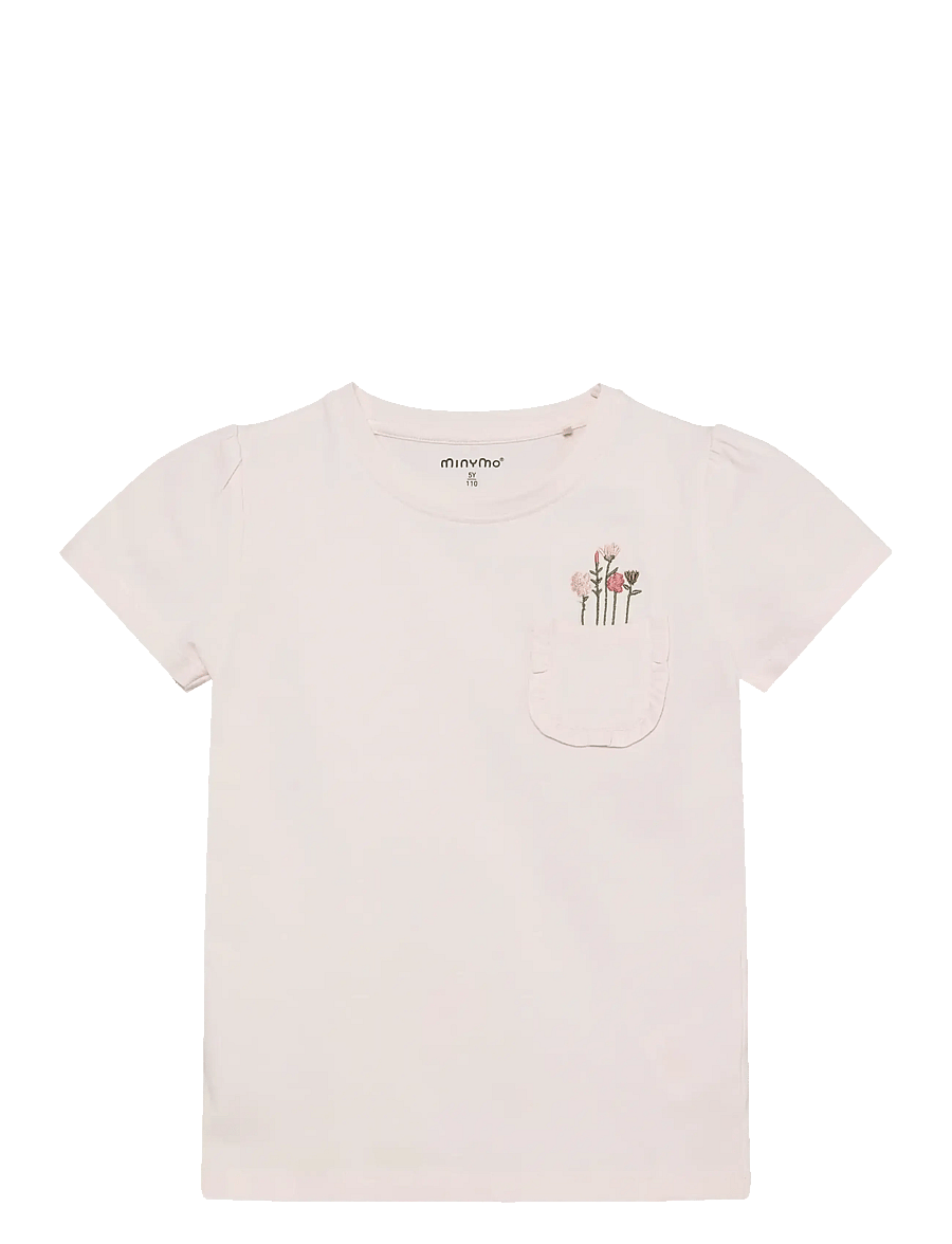 Minymo - T-Shirt SS - kortærmede - delicacy - 0
