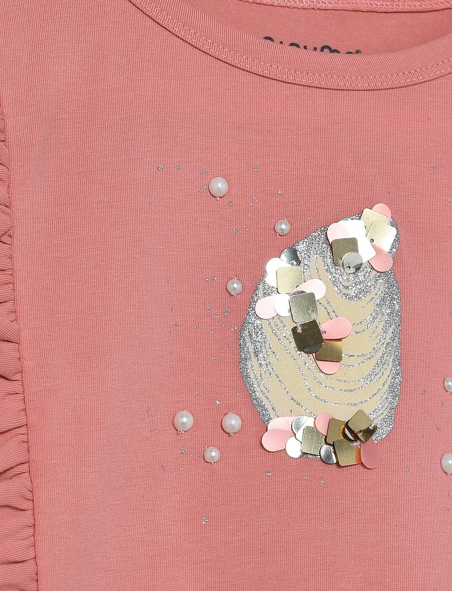 Minymo - T-Shirt SS - marškinėliai trumpomis rankovėmis - brandied apricot - 2