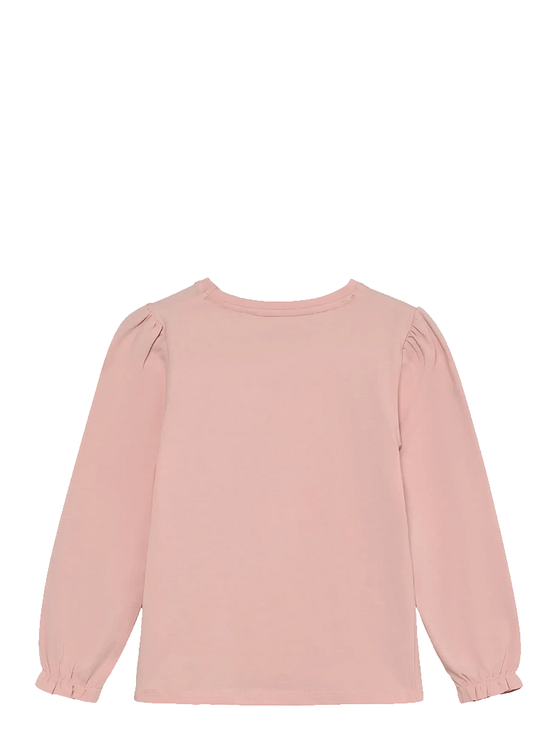 Minymo - T-Shirt LS - long-sleeved t-shirts - silver pink - 1
