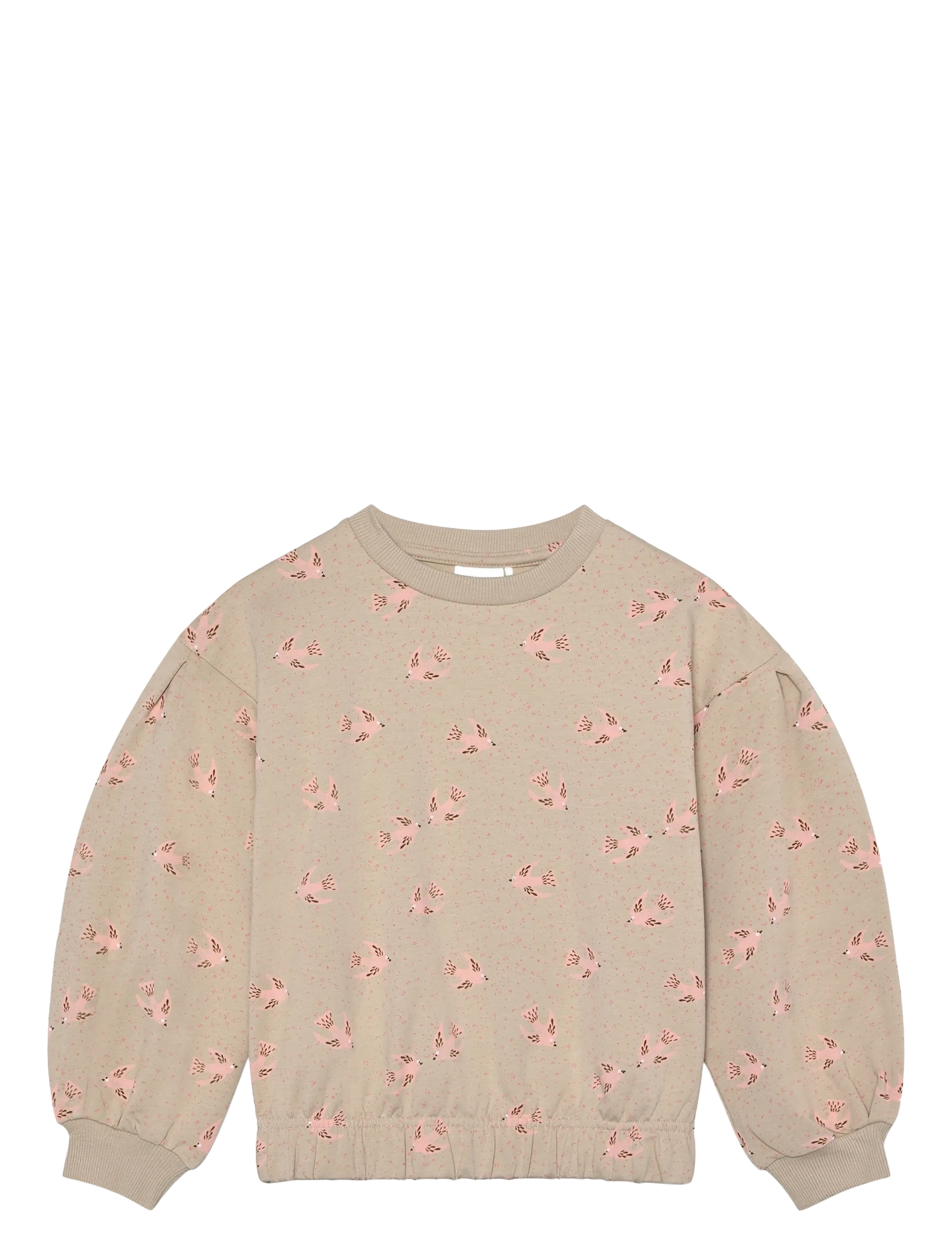 Minymo Sweatshirt LS AOP - Minymo - DOESKIN / beige