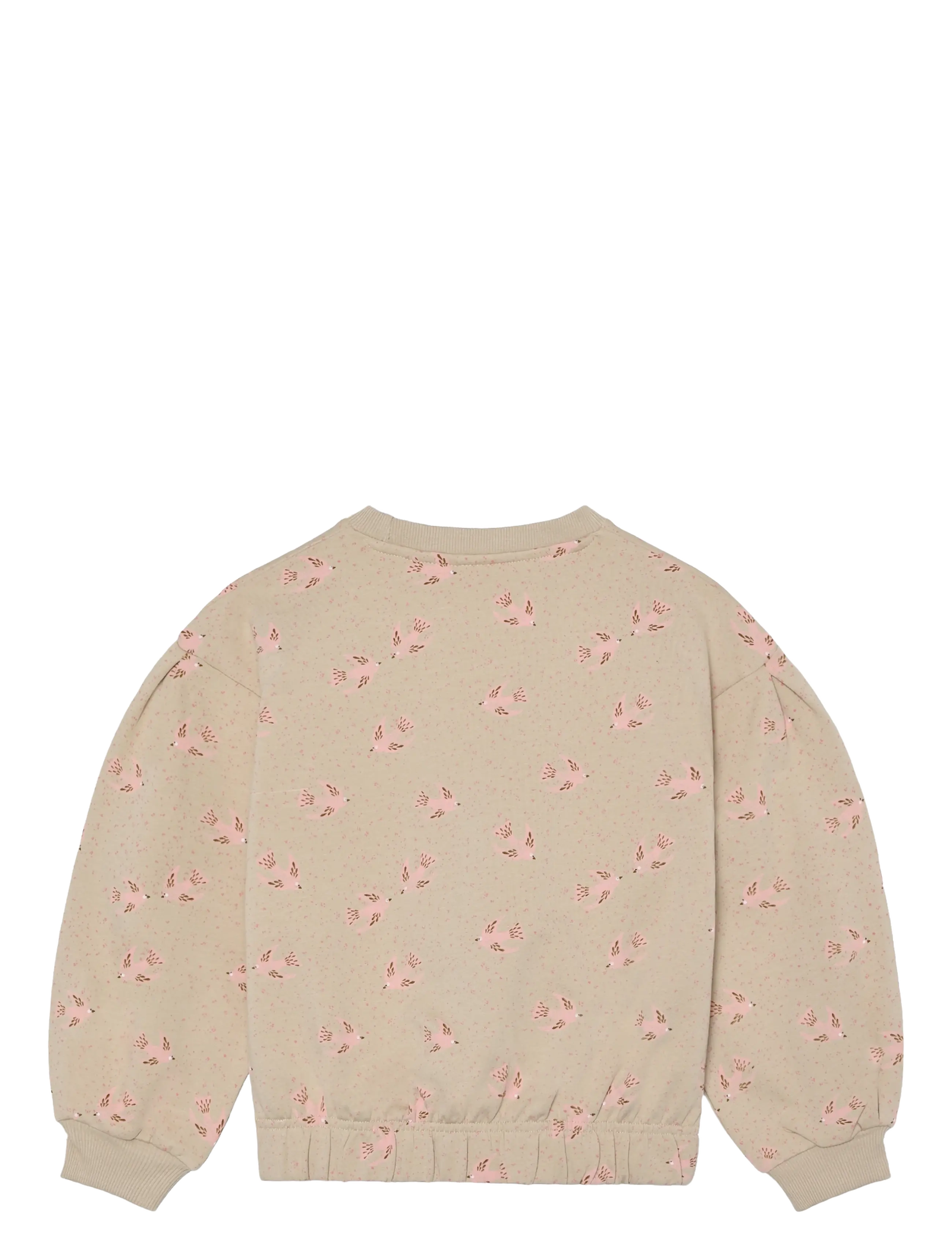 Minymo - Sweatshirt LS AOP - doeskin - 1