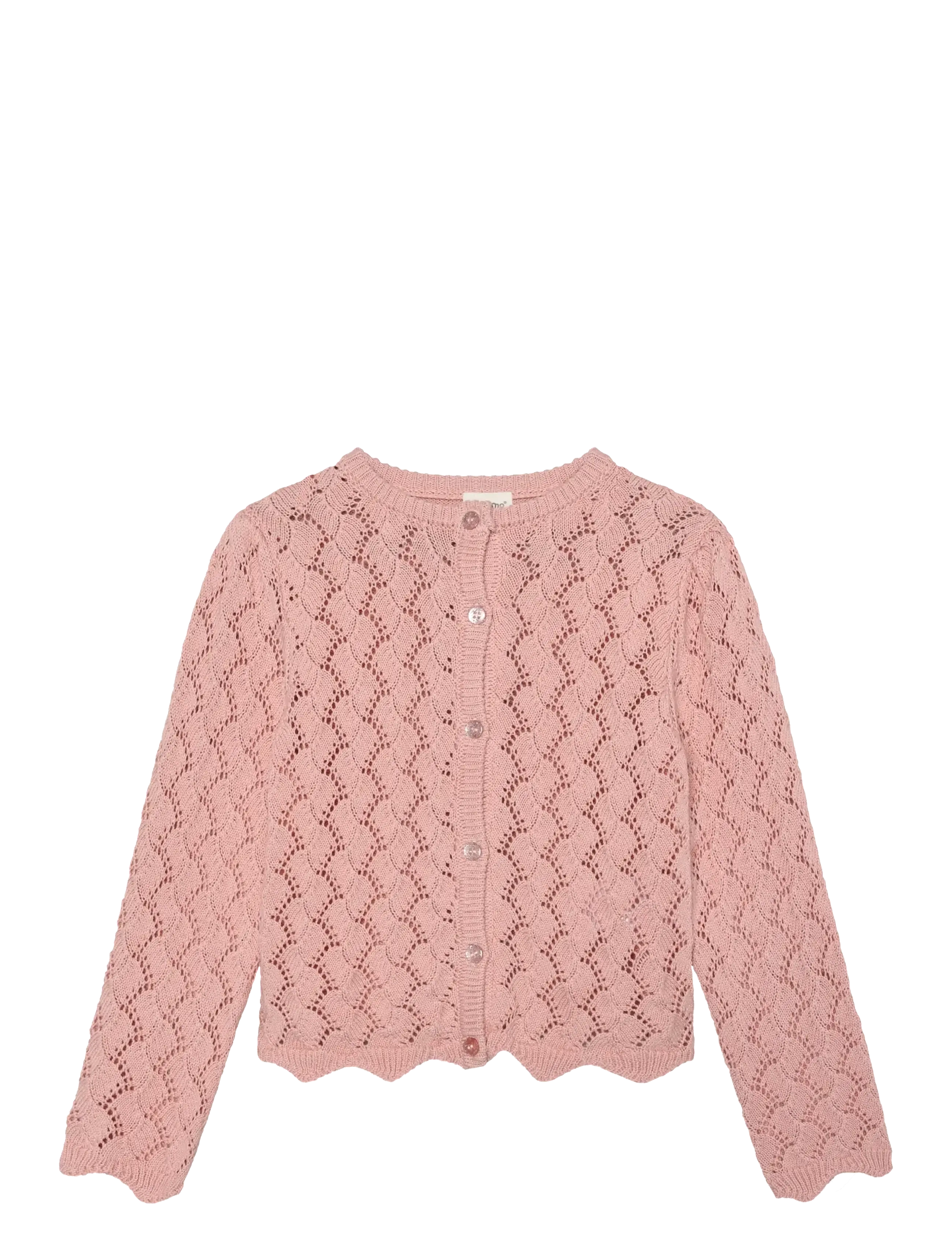 Minymo Cardigan Knit - Minymo - SILVER PINK / pink/rose