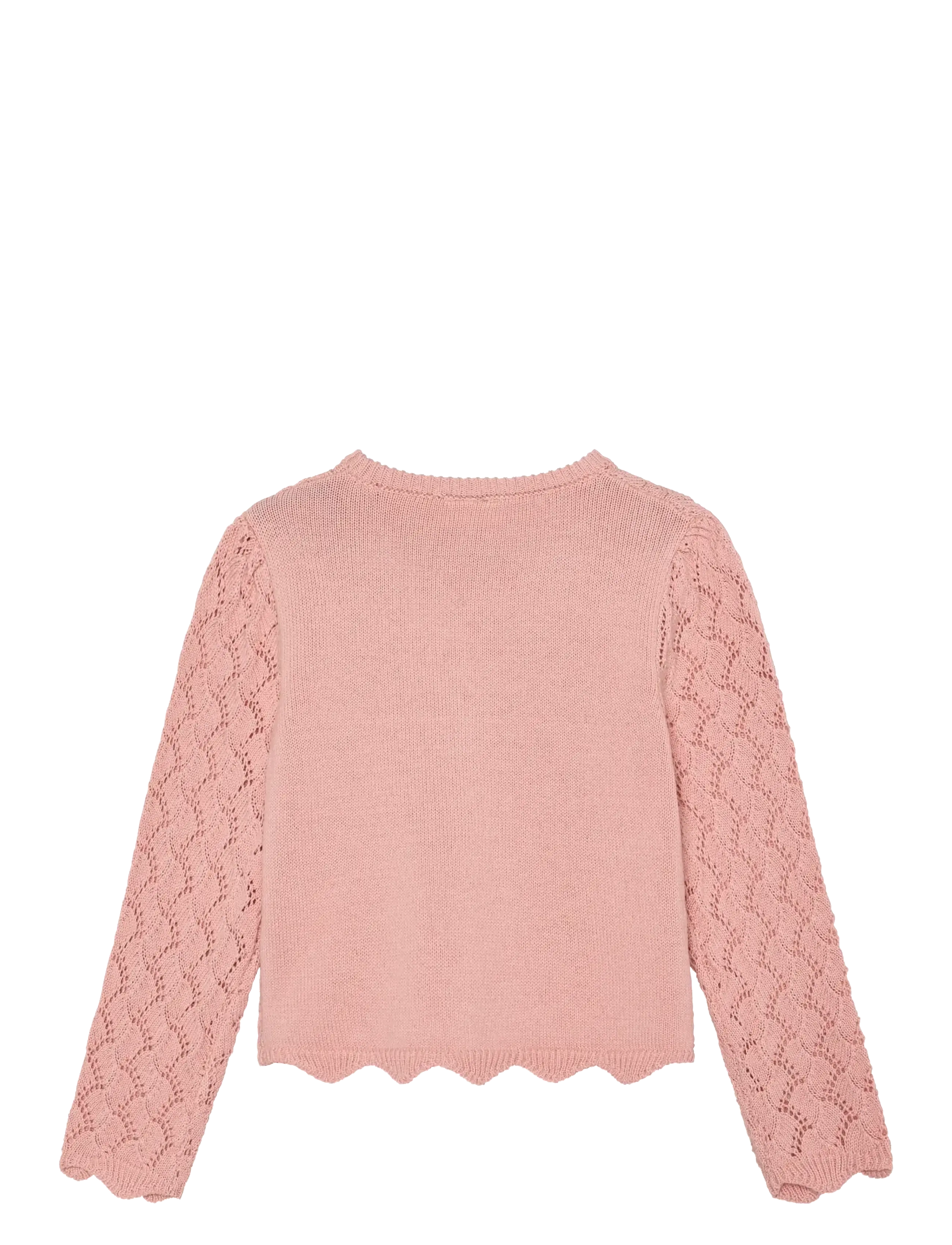 Minymo - Cardigan Knit - neuletakit - silver pink - 1