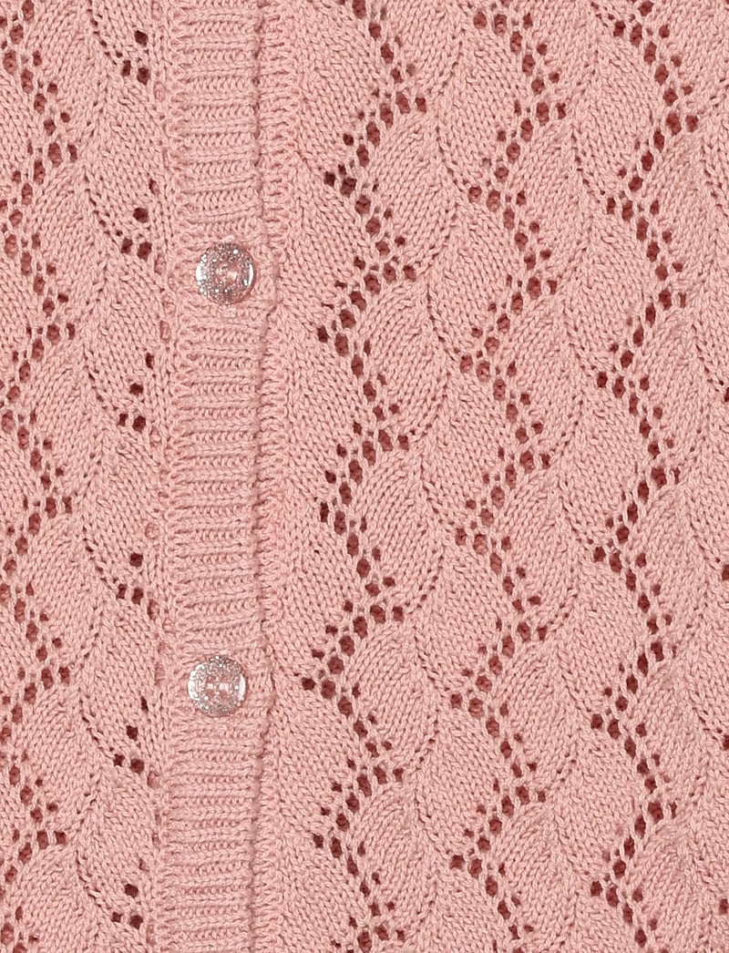 Minymo - Cardigan Knit - cardigans - silver pink - 2