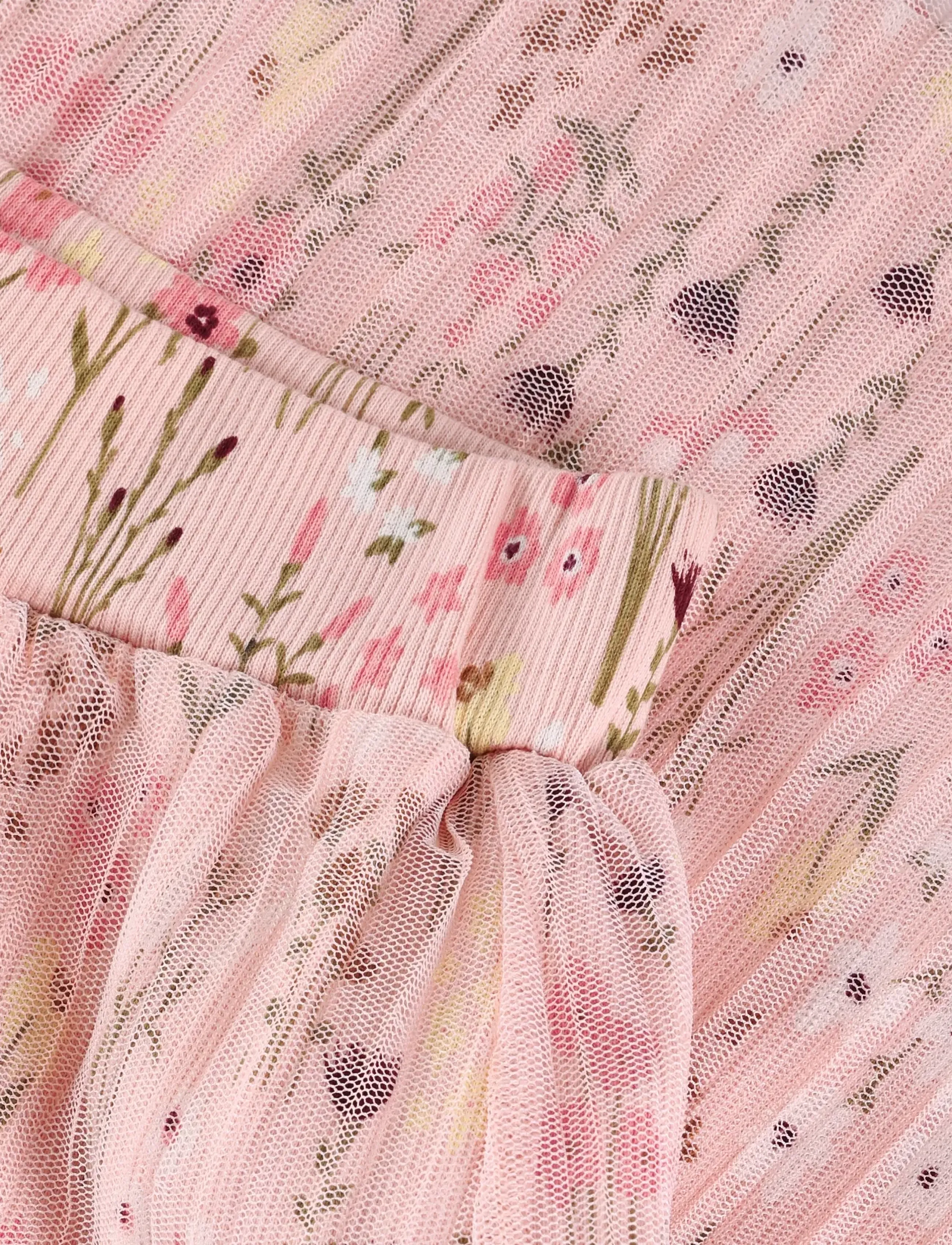 Minymo - Skirt AOP - korte rokken - silver pink - 2