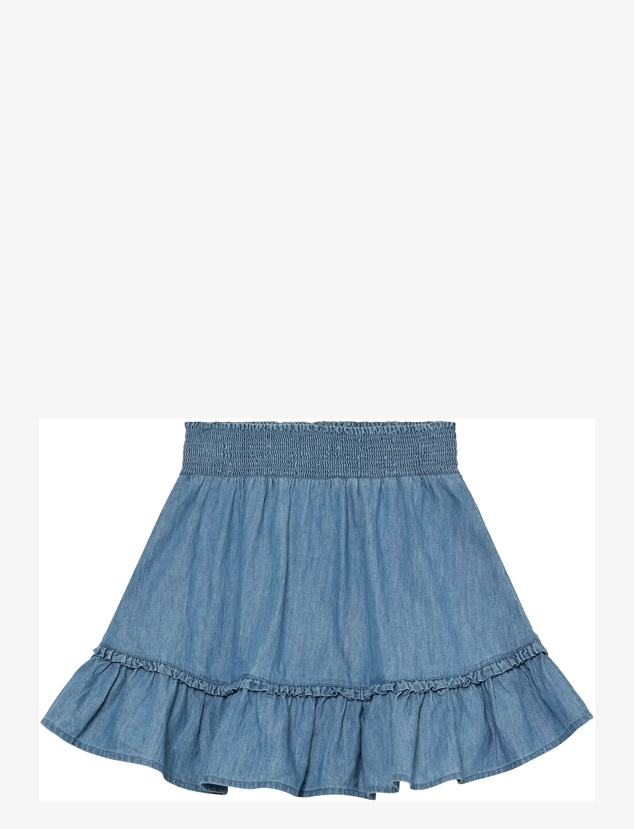 Minymo - Skirt Chambray - kurze röcke - faded denim - 1