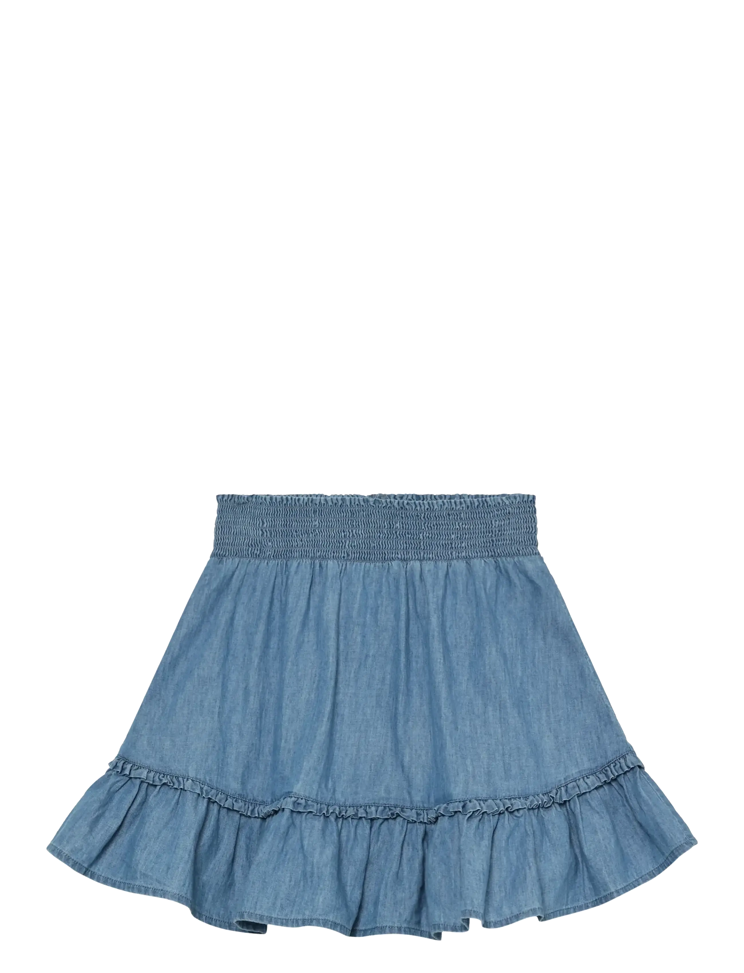Minymo Skirt Chambray - Nyheder - FADED DENIM / blue