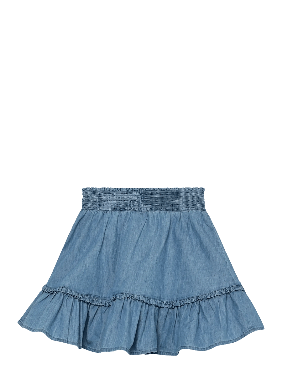 Minymo - Skirt Chambray - kurze röcke - faded denim - 2