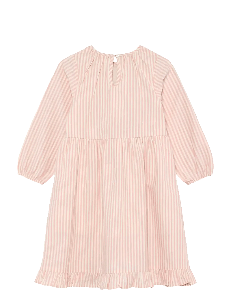 Minymo - Dress LS Y/D - langärmelige babykleider - silver pink - 2
