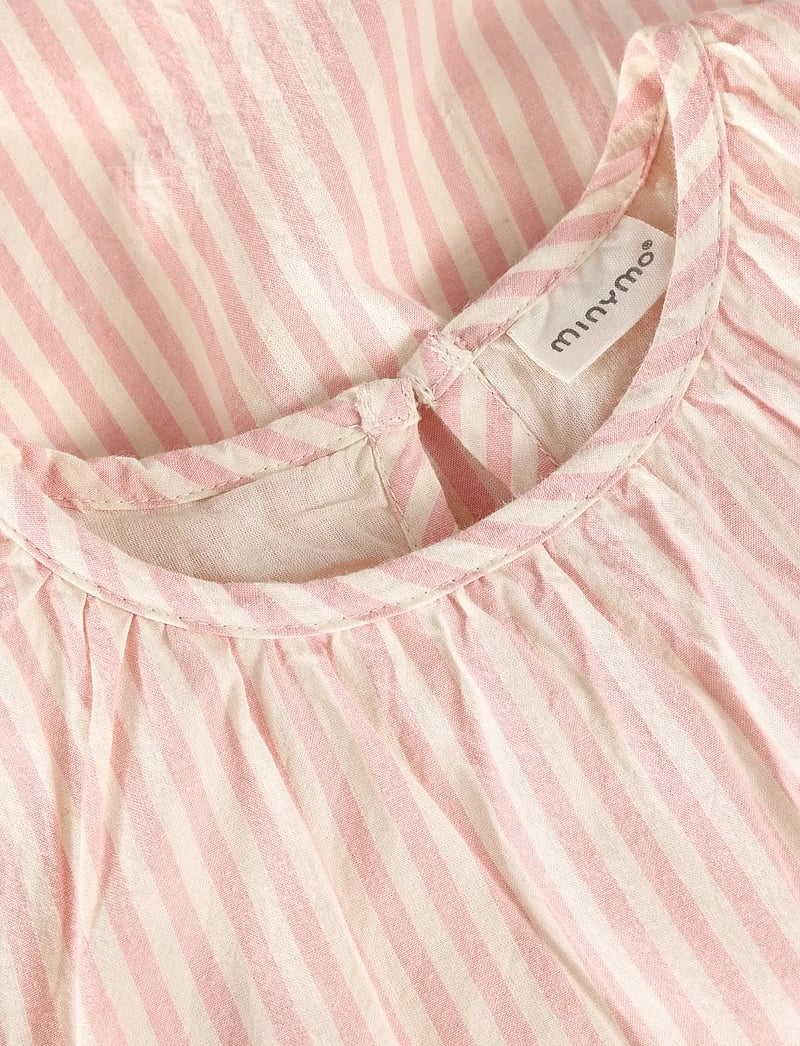 Minymo - Dress LS Y/D - langärmelige babykleider - silver pink - 3