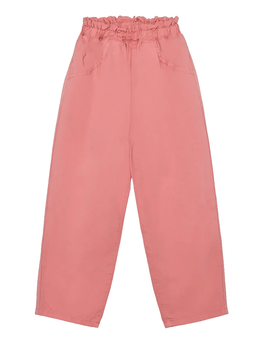 Minymo - Pants Twill - bikses - brandied apricot - 0
