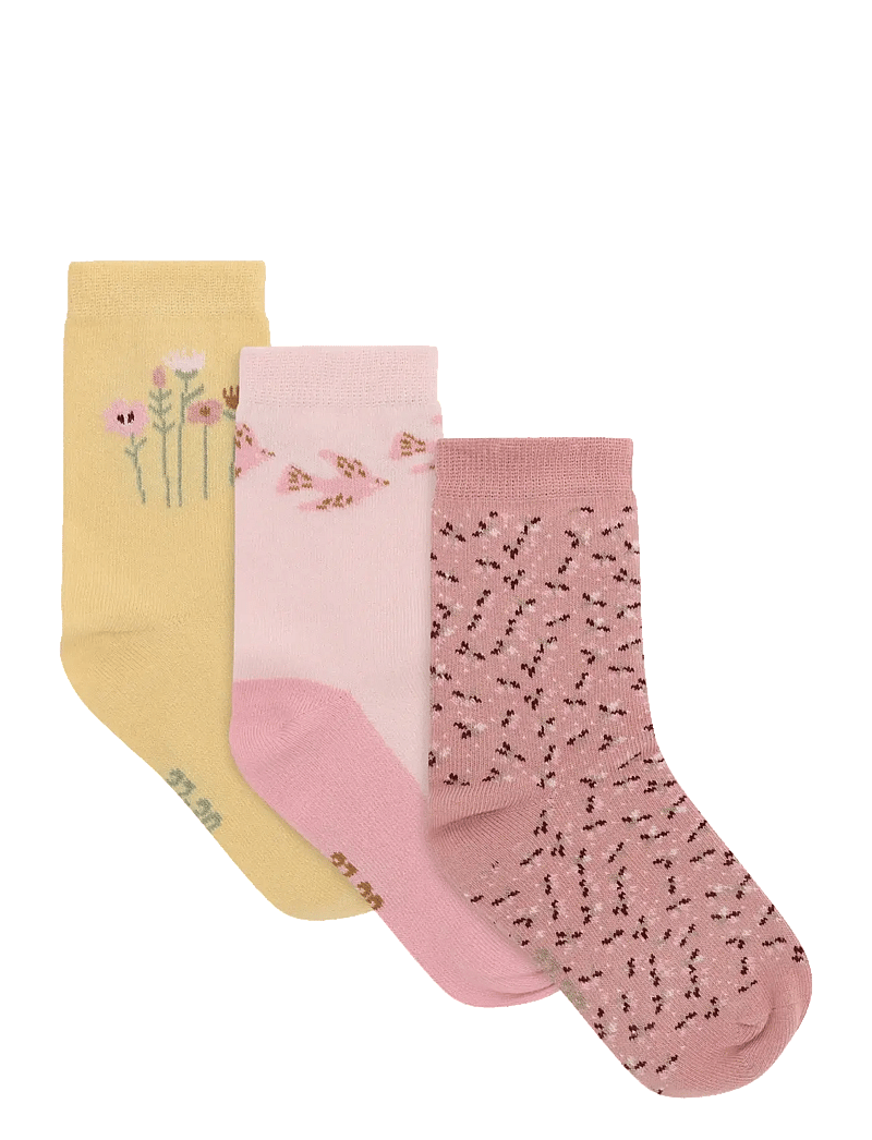 Minymo - 3-Pack Socks - strømper - delicacy - 0