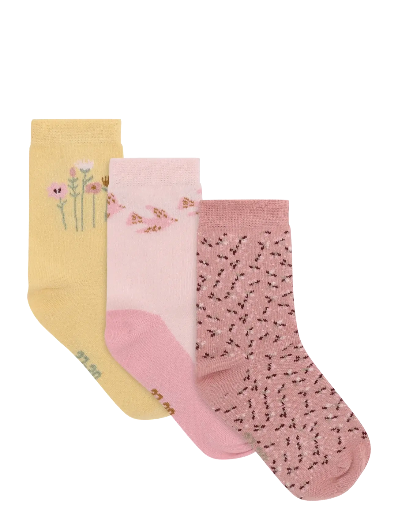 Minymo 3-Pack Socks - 4 for 3 - DELICACY / multi
