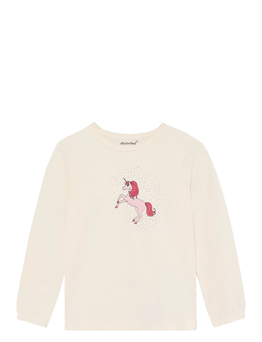Minymo - Pyjamas LS Set AOP - pyjamasset - white swan - 2