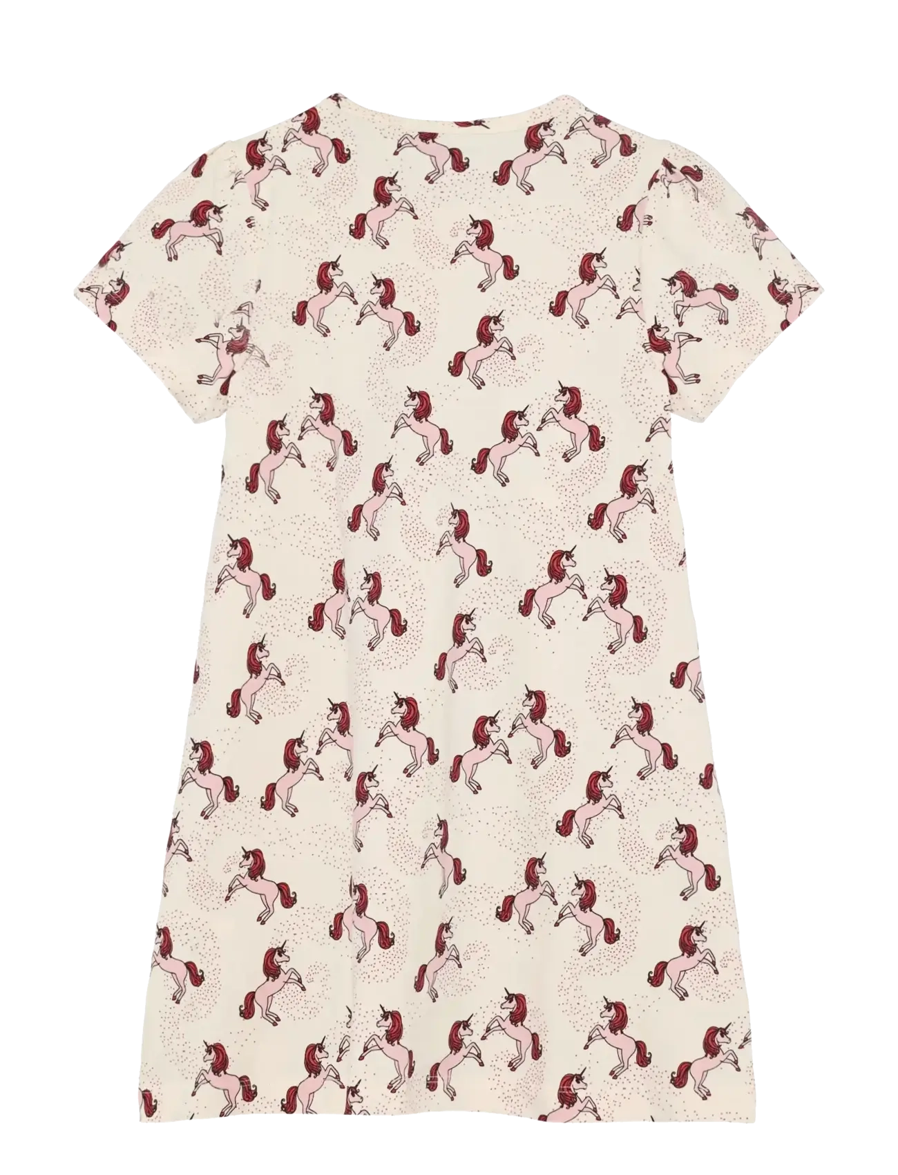 Minymo - Nightdress SS AOP - nacht- & unterwäsche - white swan - 1