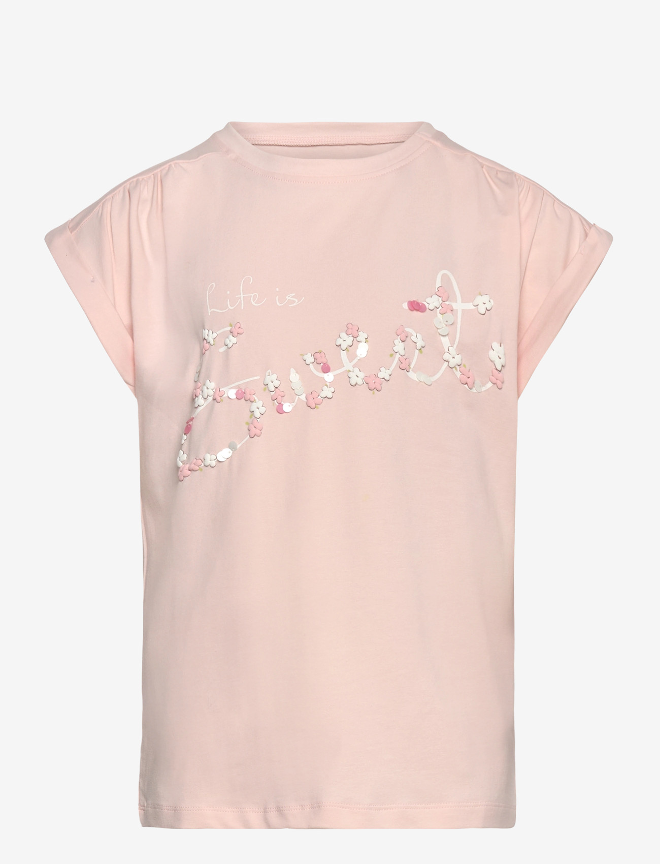 Minymo - T-shirt SS - lühikeste varrukatega t-särgid - peach blush - 0