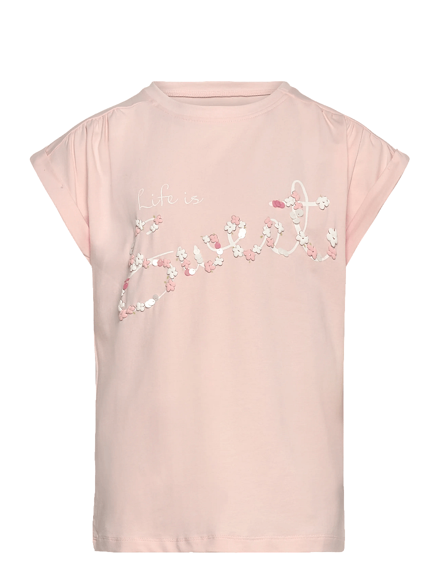 Minymo - T-shirt SS - lühikeste varrukatega t-särgid - peach blush - 0