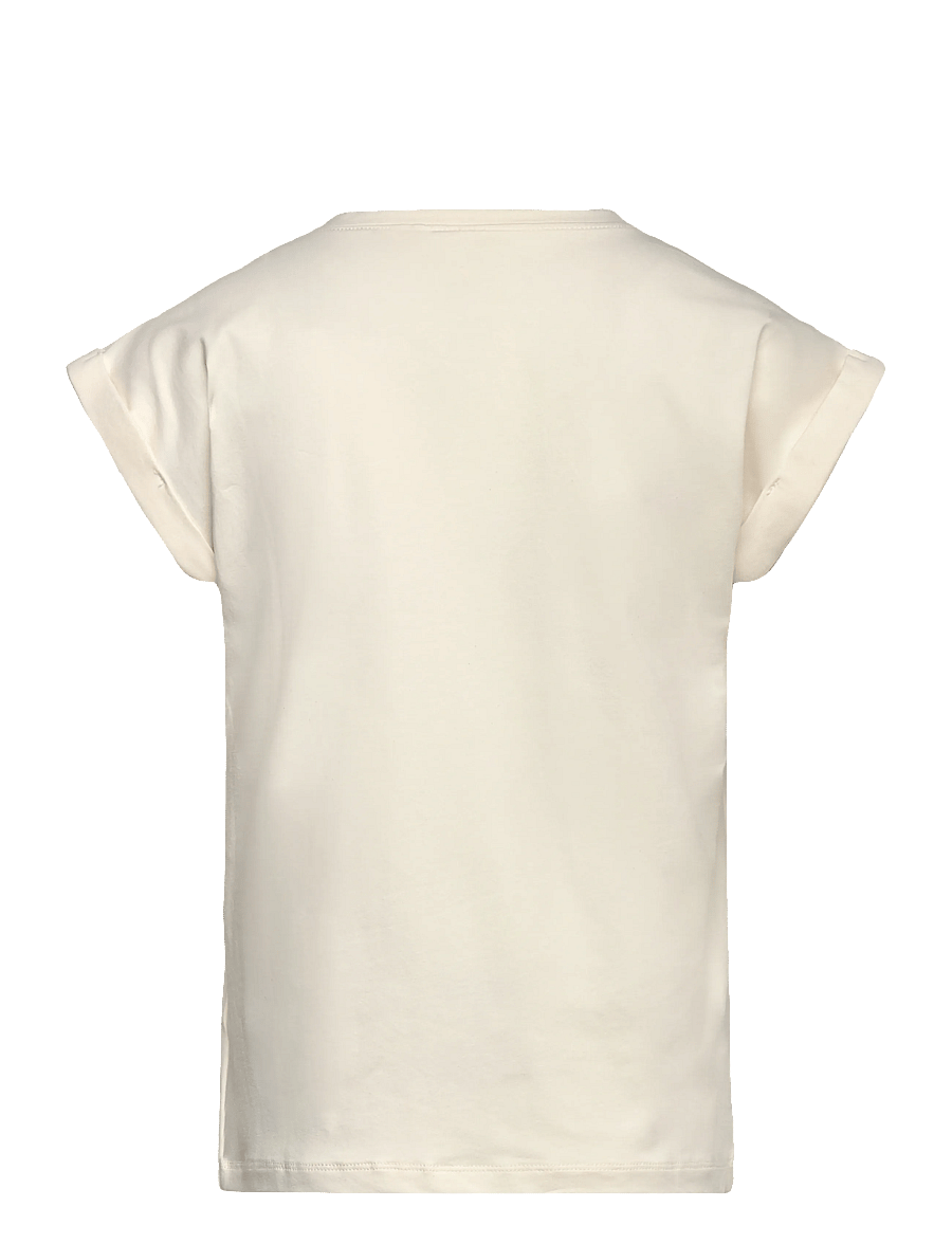 Minymo - T-shirt SS - kortærmede t-shirts - vanilla ice - 1