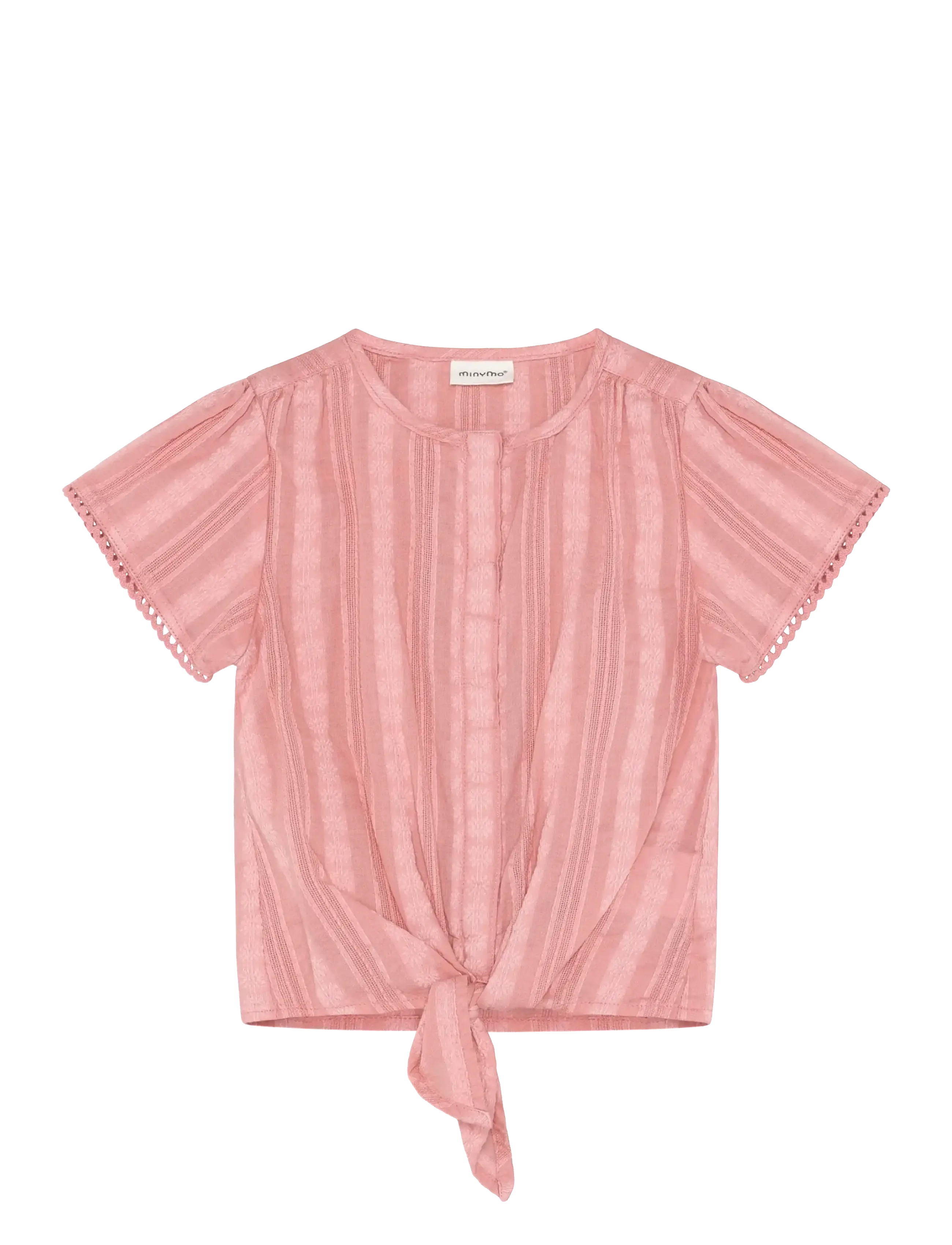 Minymo Blouse SS - Kläder - ROSETTE / pink/rose