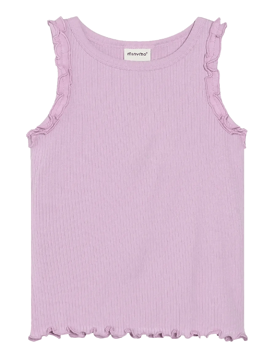 Minymo - Top NS Rib - linnen - violet dusk - 0
