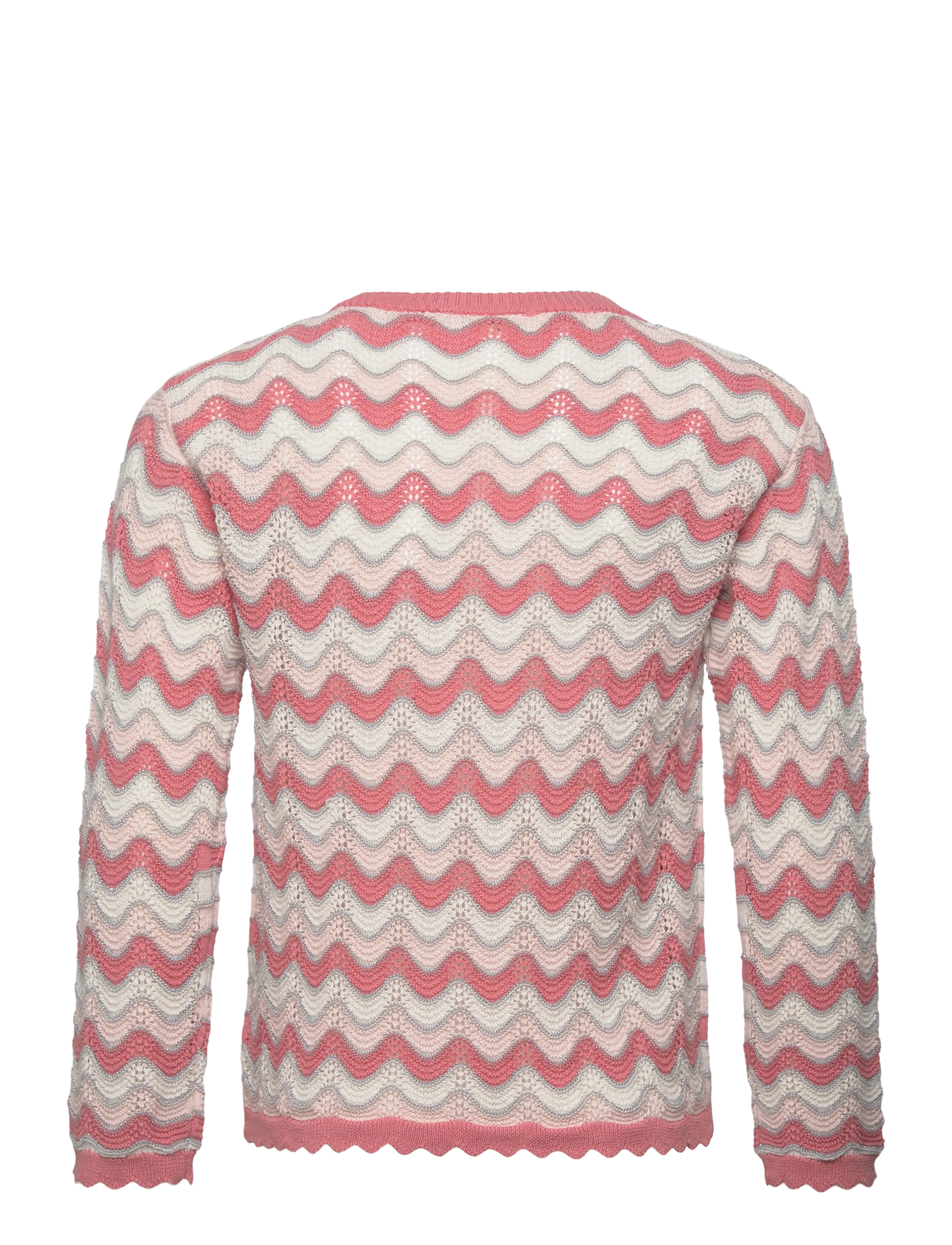 Minymo - Pullover LS Knit - jumpers - peach blush - 1