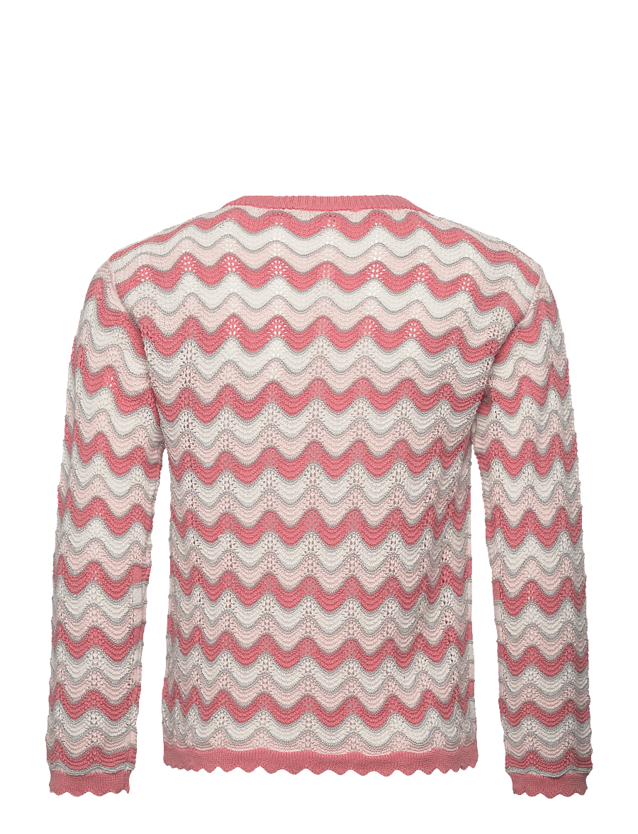 Minymo - Pullover LS Knit - trøjer - peach blush - 1