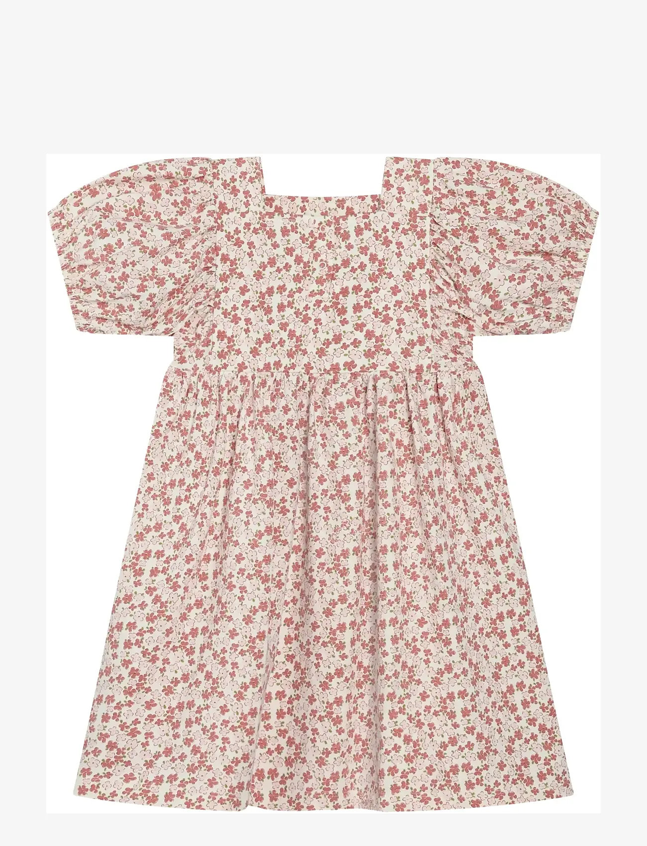 Minymo - Dress SS AOP - kurzärmelige freizeitkleider - vanilla ice - 2