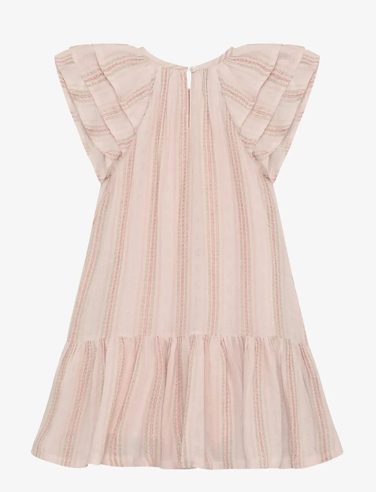 Minymo - Dress SS w. Lining - Ärmlösa vardagsklänningar - peach blush - 1