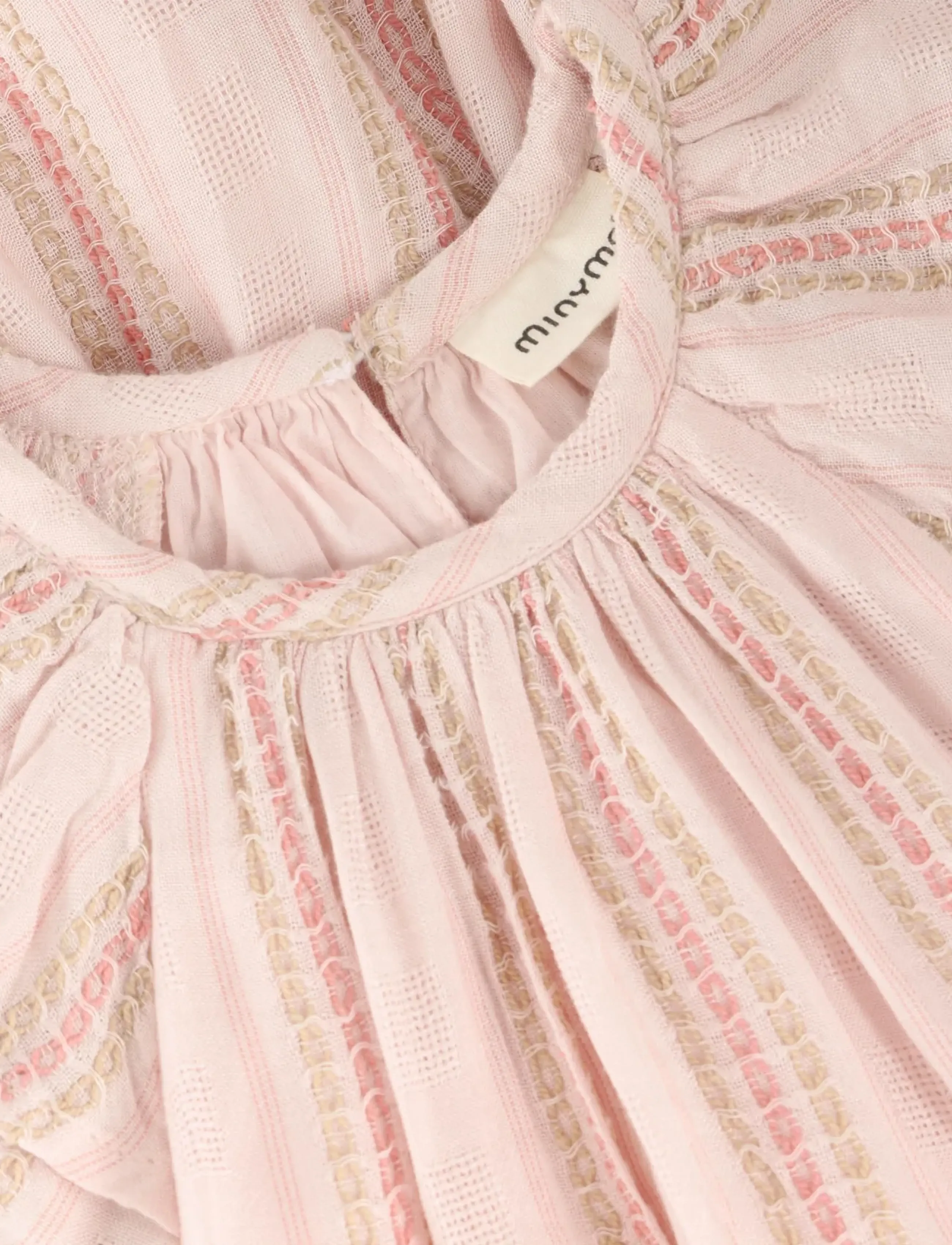 Minymo - Dress SS w. Lining - kjoler uten ermer i avslappet stil - peach blush - 2
