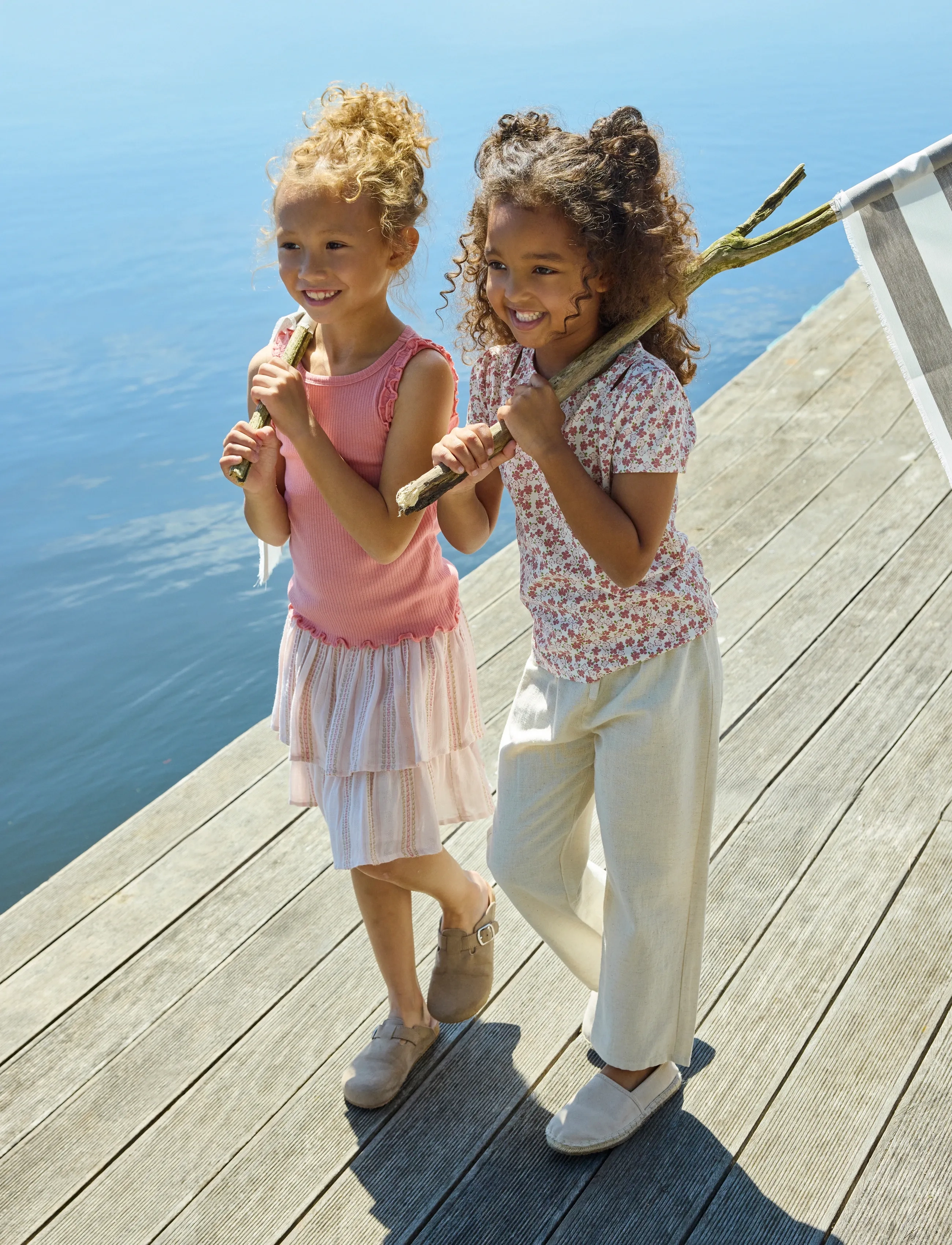 Minymo Skirt w. Lining - Röcke - PEACH BLUSH / pink/rose