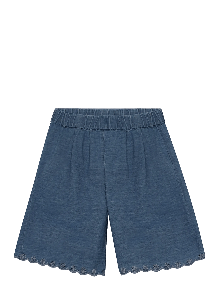 Minymo - Bermuda Shorts Chambrey - denim shorts - faded denim - 1