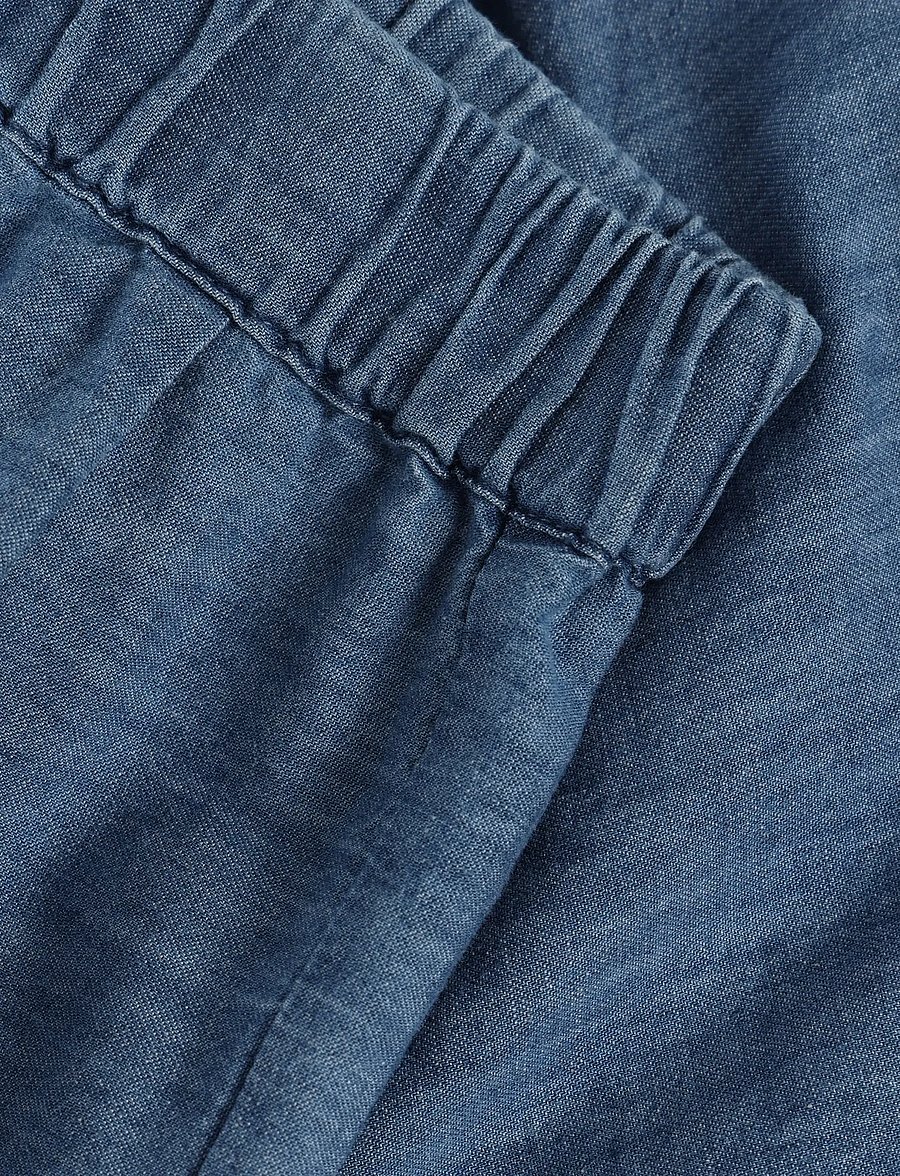 Minymo - Bermuda Shorts Chambrey - denim shorts - faded denim - 3
