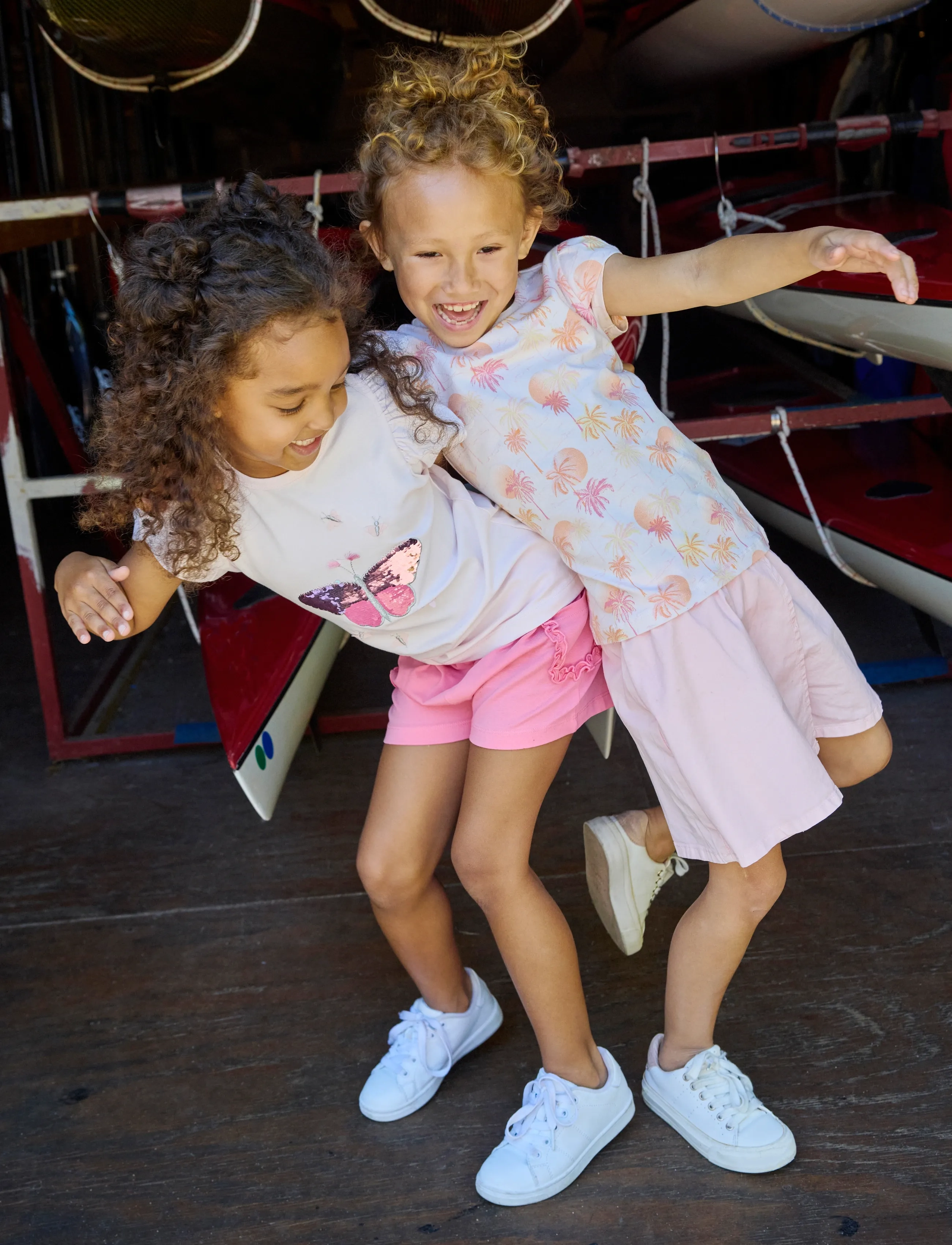 Minymo Shorts, 110, Pink, Shorts > Afslappede Shorts, Børn