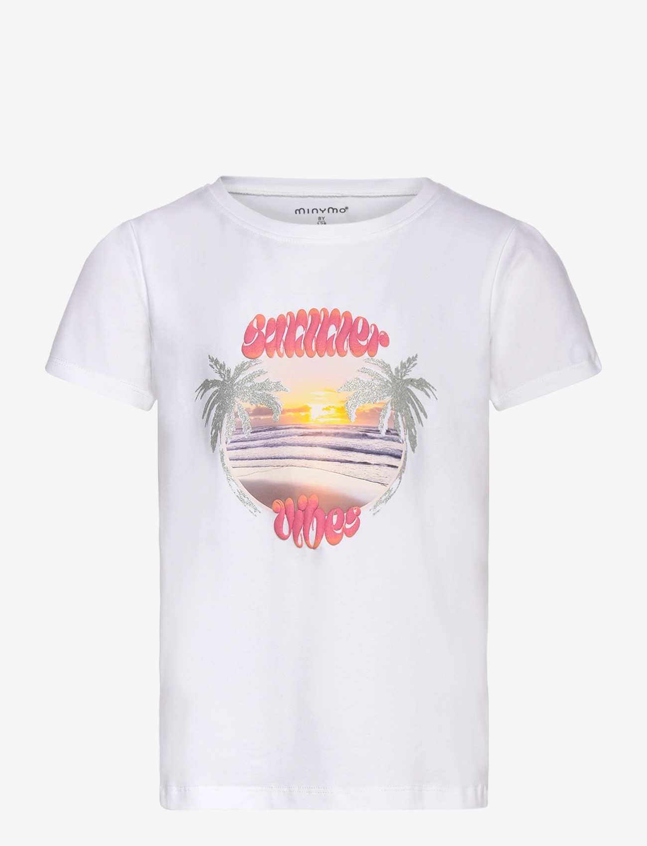Minymo - T-shirt SS - lühikeste varrukatega t-särgid - bright white - 0